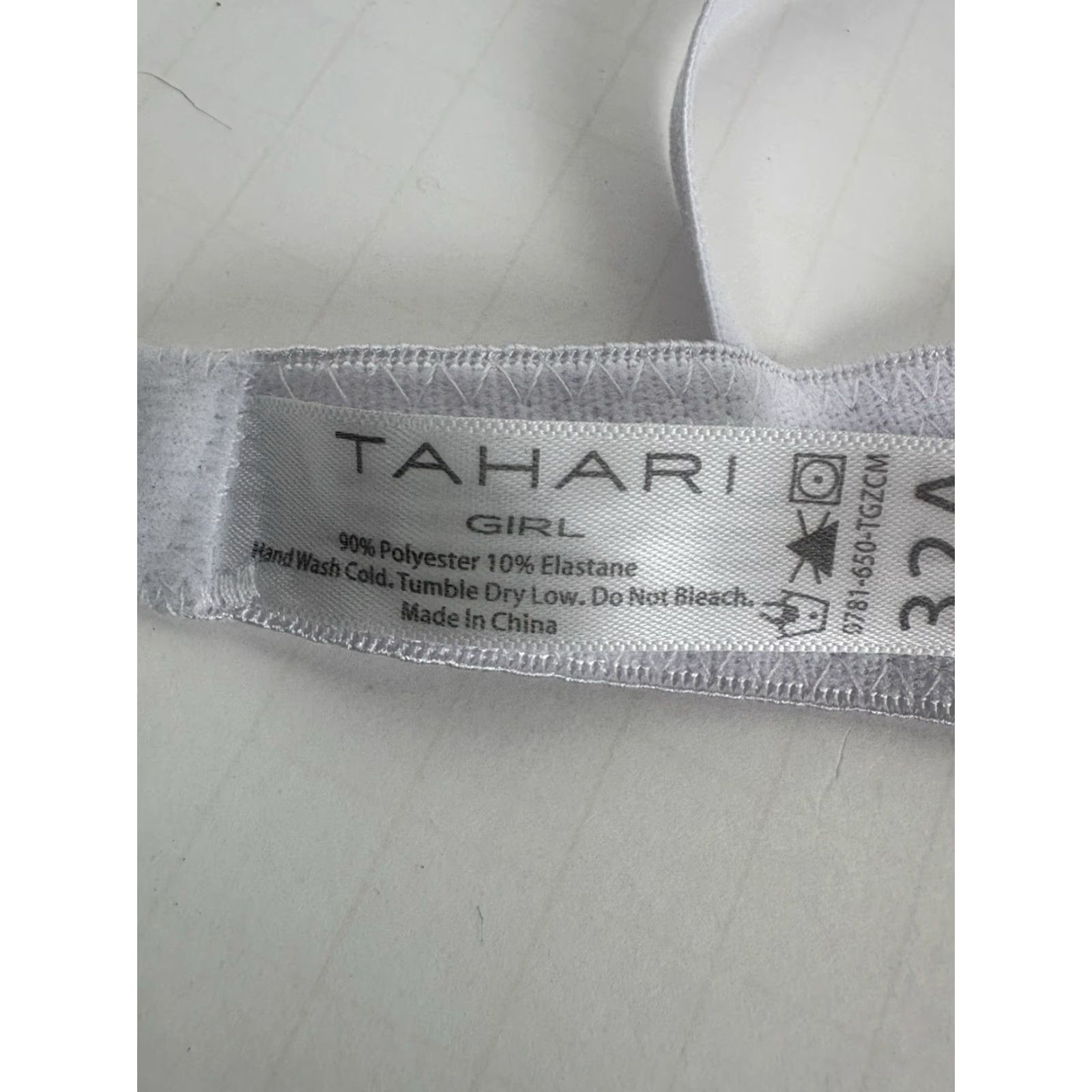 Vintage Tahari White Padded Wireless Bra Womens Size 32A Size ONE SIZE - 5 Thumbnail