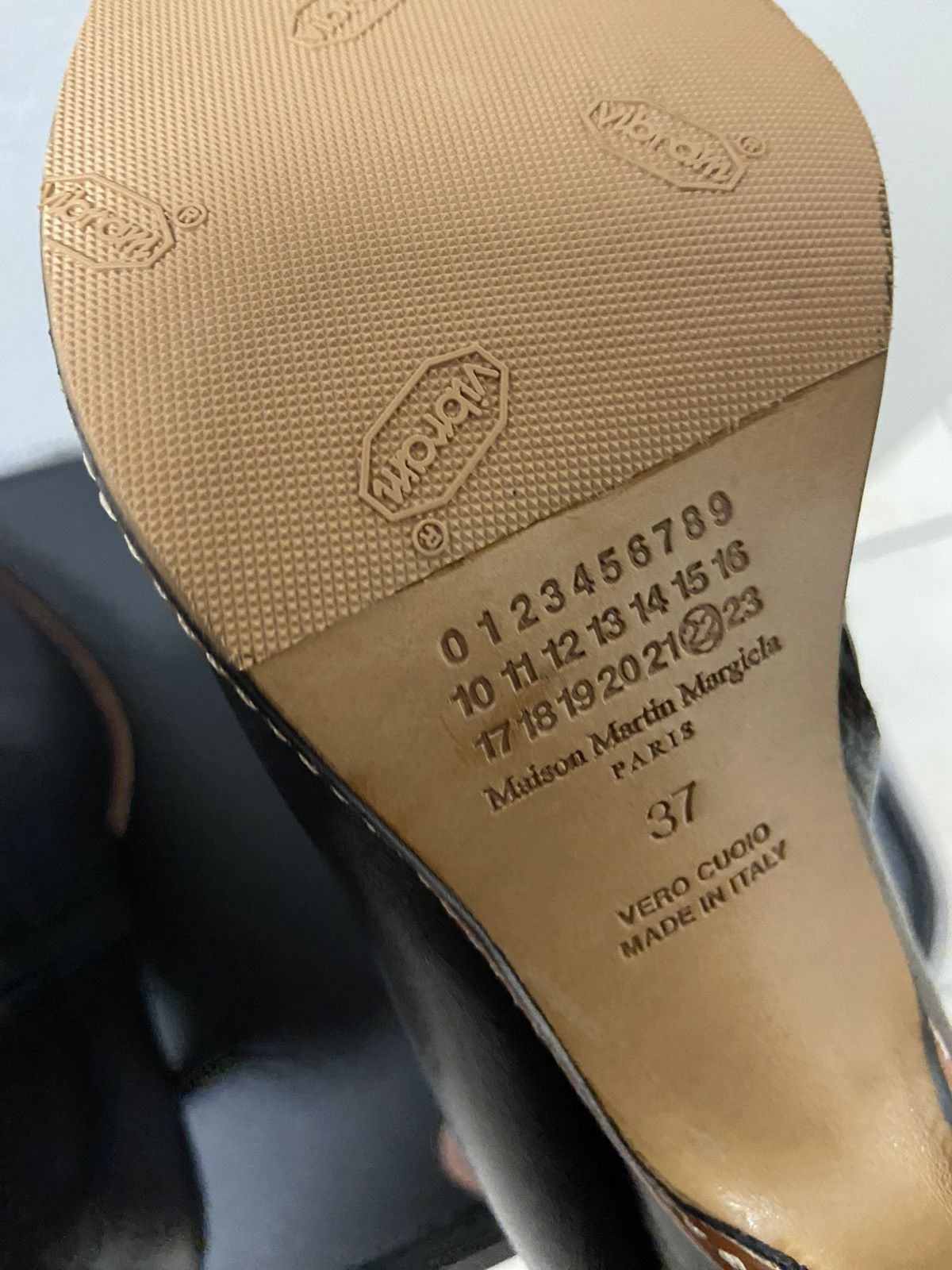Designer × Maison Margiela Maison Martin Margiela Ankle Boot Black Leather Womens 37 Size US 7 / IT 37 - 9 Thumbnail