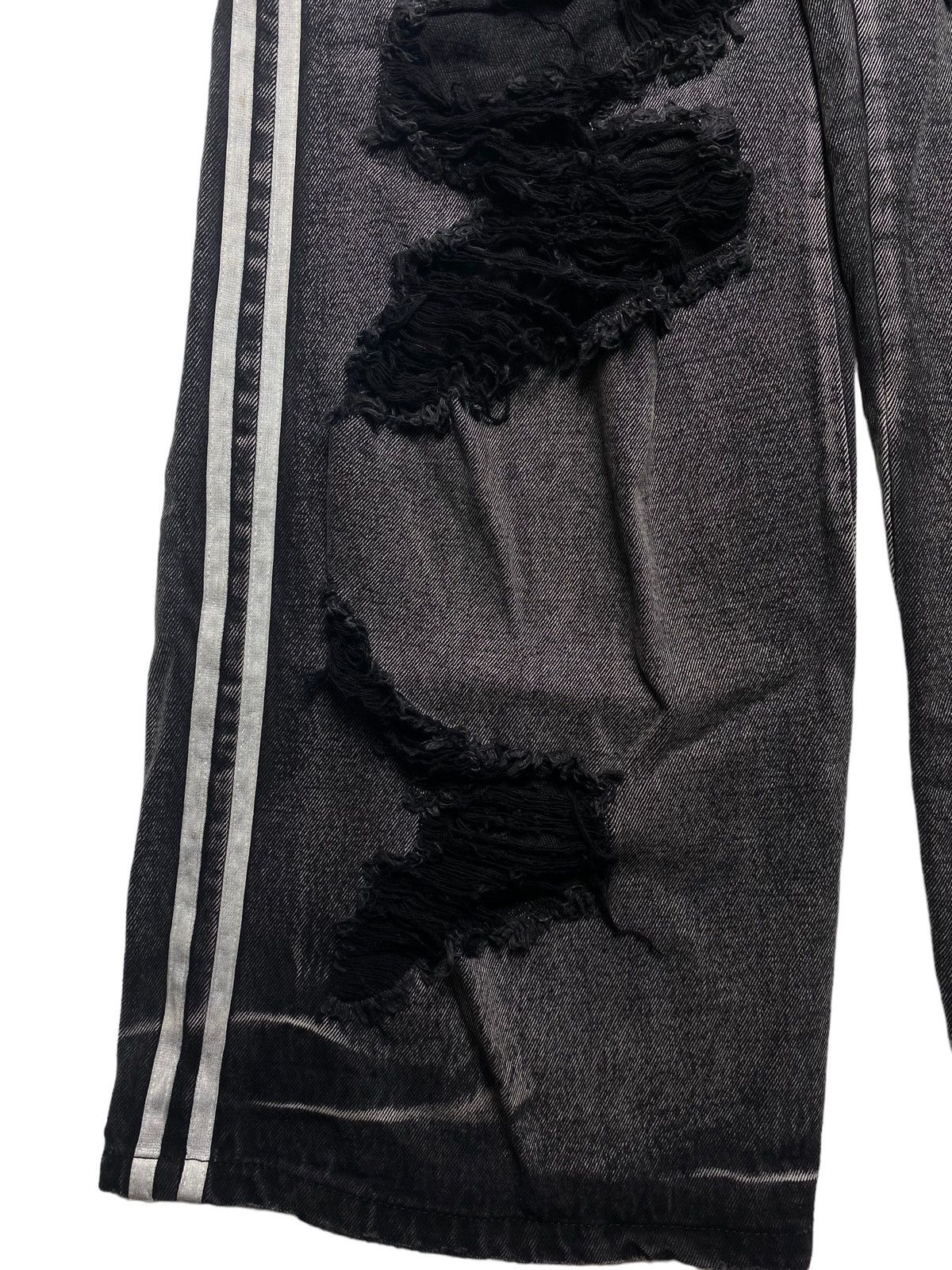If Six Was Nine × Japanese Brand × Le Grande Bleu (L.G.B.) Kimss Studio - Slashed Double Stripe Denim Size US 29 - 5 Thumbnail