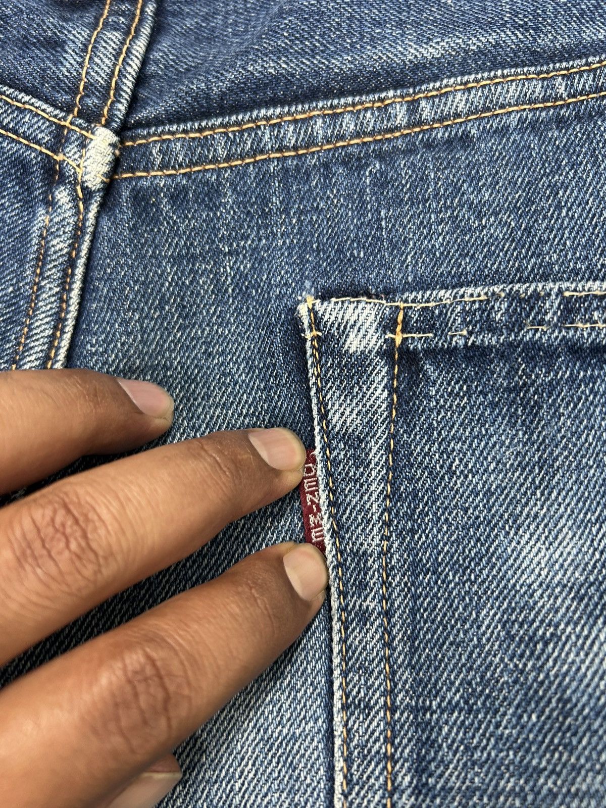 Denime Vintage 90’s Denime Washed Denim. Size US 31 - 9 Thumbnail