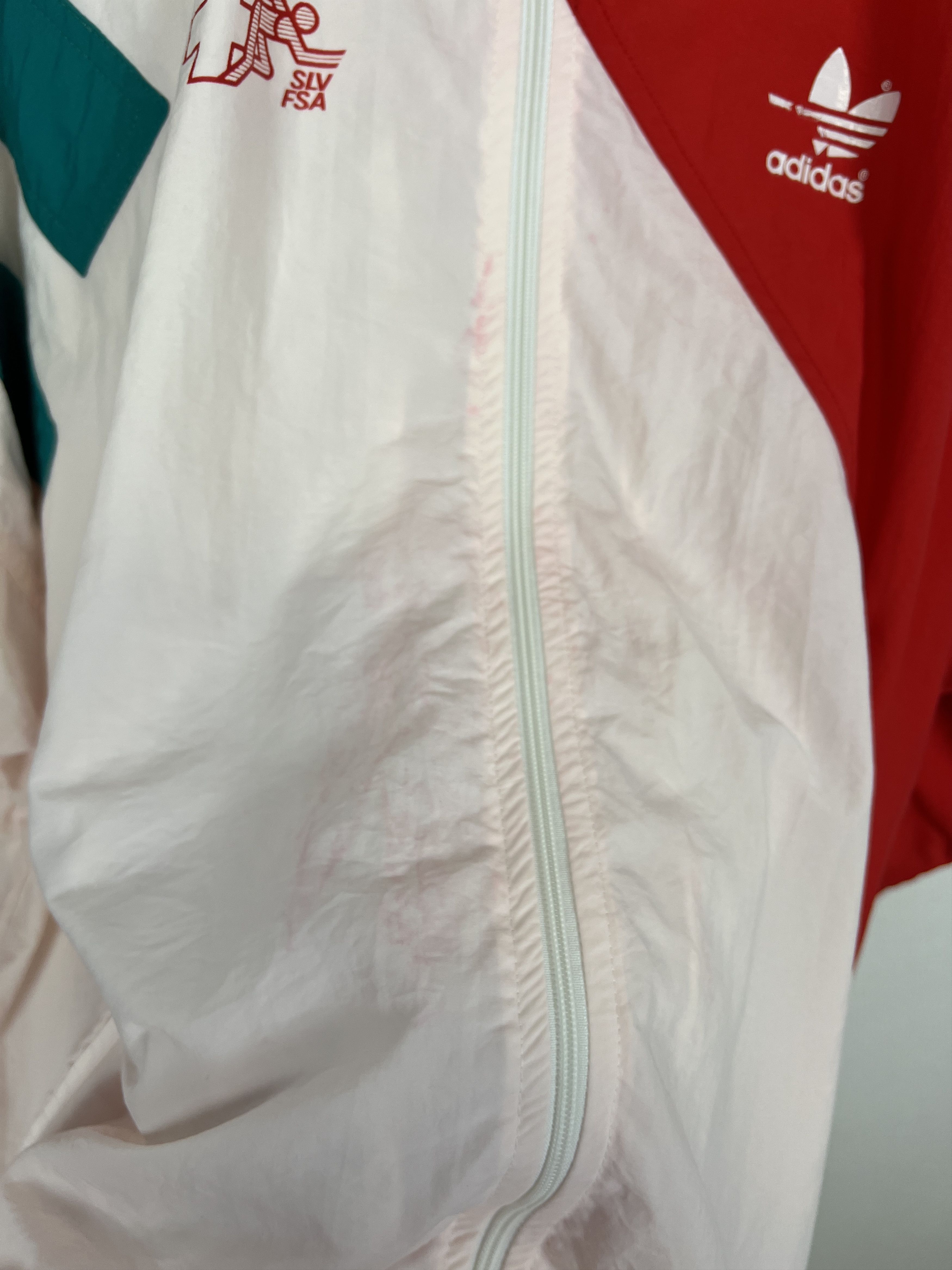 Adidas Vintage Adidas Switzerland Football Jacket Soccer Size US XL / EU 56 / 4 - 7 Thumbnail