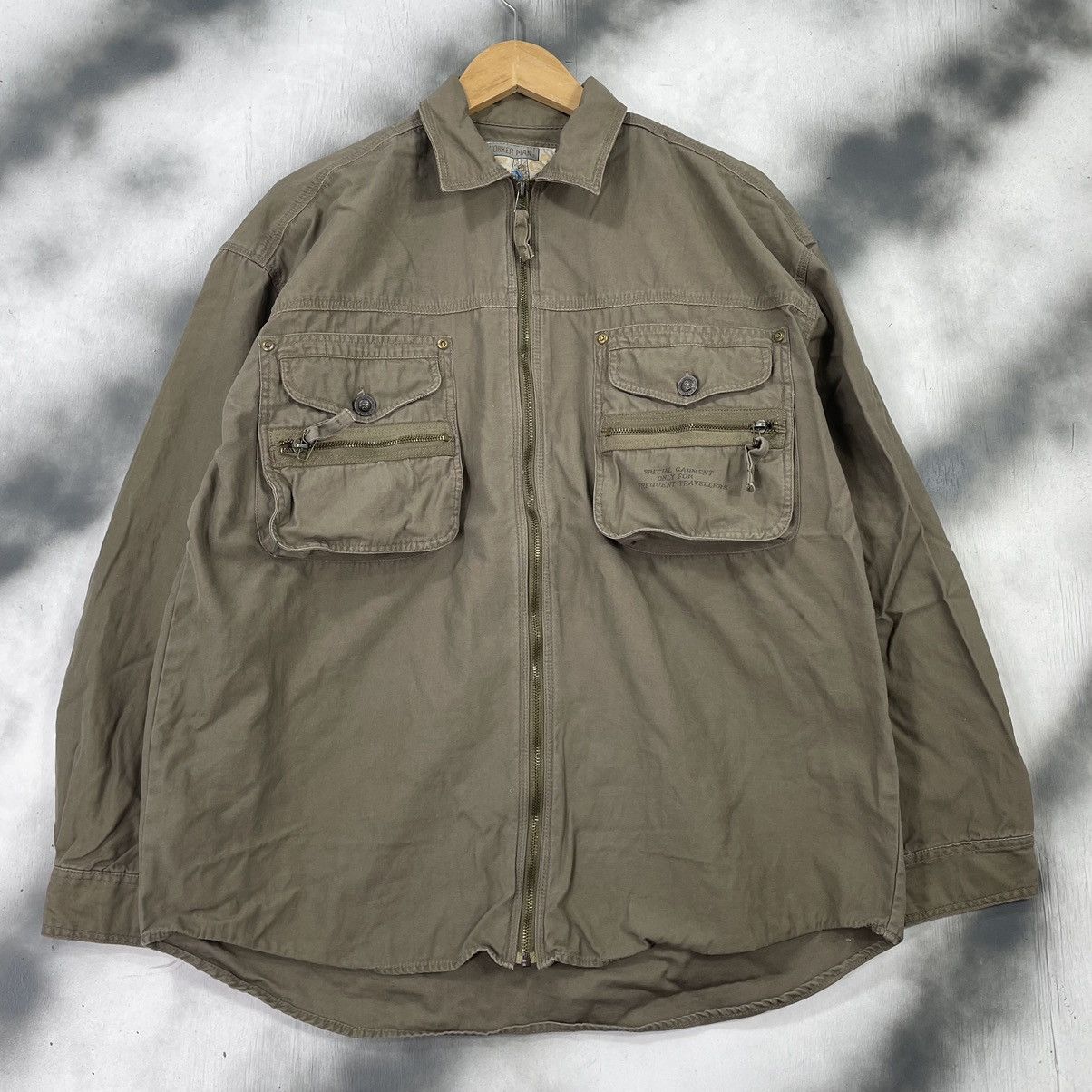 Vintage Worker Man Tactical Multi Pocket Zipper Jacket Size US L / EU 52-54 / 3 - 1 Thumbnail