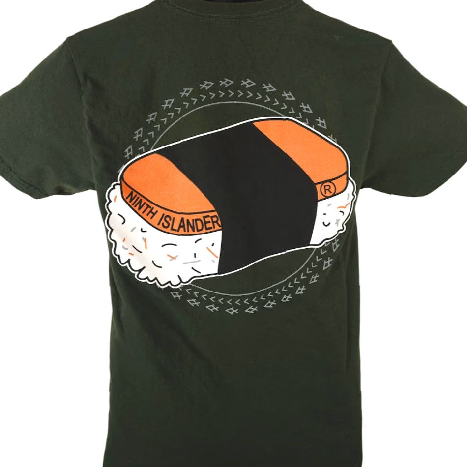 Vintage Ninth Island Musubi T Shirt Mens S Green Hawaii Las Vegas Crew Neck Short Sleeve Cotton 2010-2019 Vintage No Shirt Mens Size US S / EU 44-46 / 1 - 4 Thumbnail