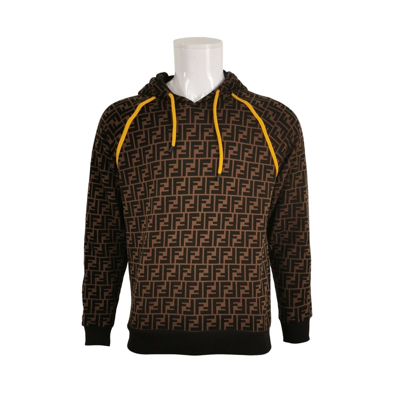 Fendi Fendi FF Monogram Contrast Trim Hoodie Size S Size US S / EU 44-46 / 1 - 1 Thumbnail