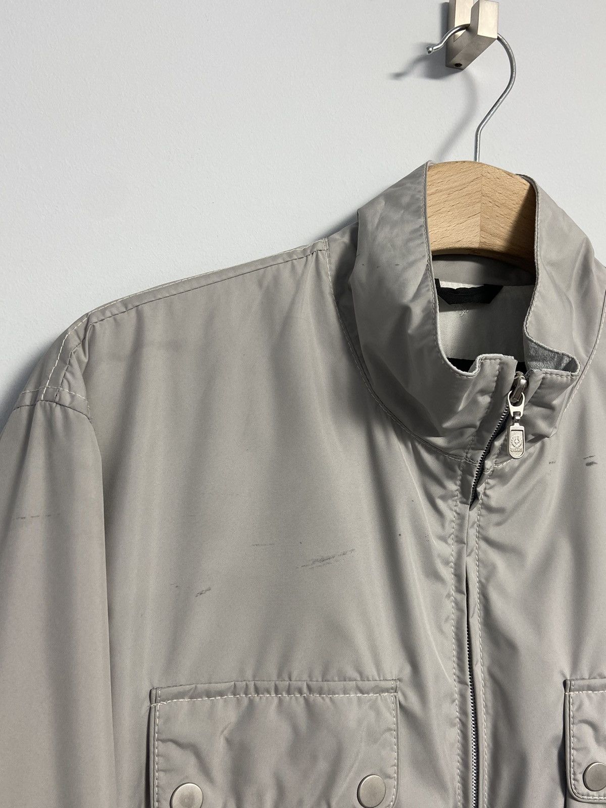 Belstaff Belstaff Silver Label Nylon Light Jacket Vintage y2k metal Size US L / EU 52-54 / 3 - 6 Thumbnail