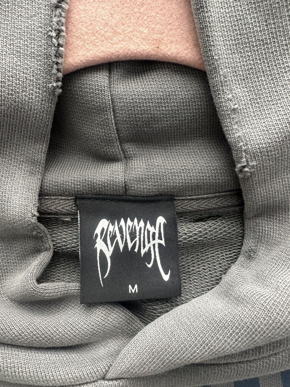 Revenge Revenge Dove Distressed Treated Hoodie Grey/Blue Size US M / EU 48-50 / 2 - 3 Thumbnail