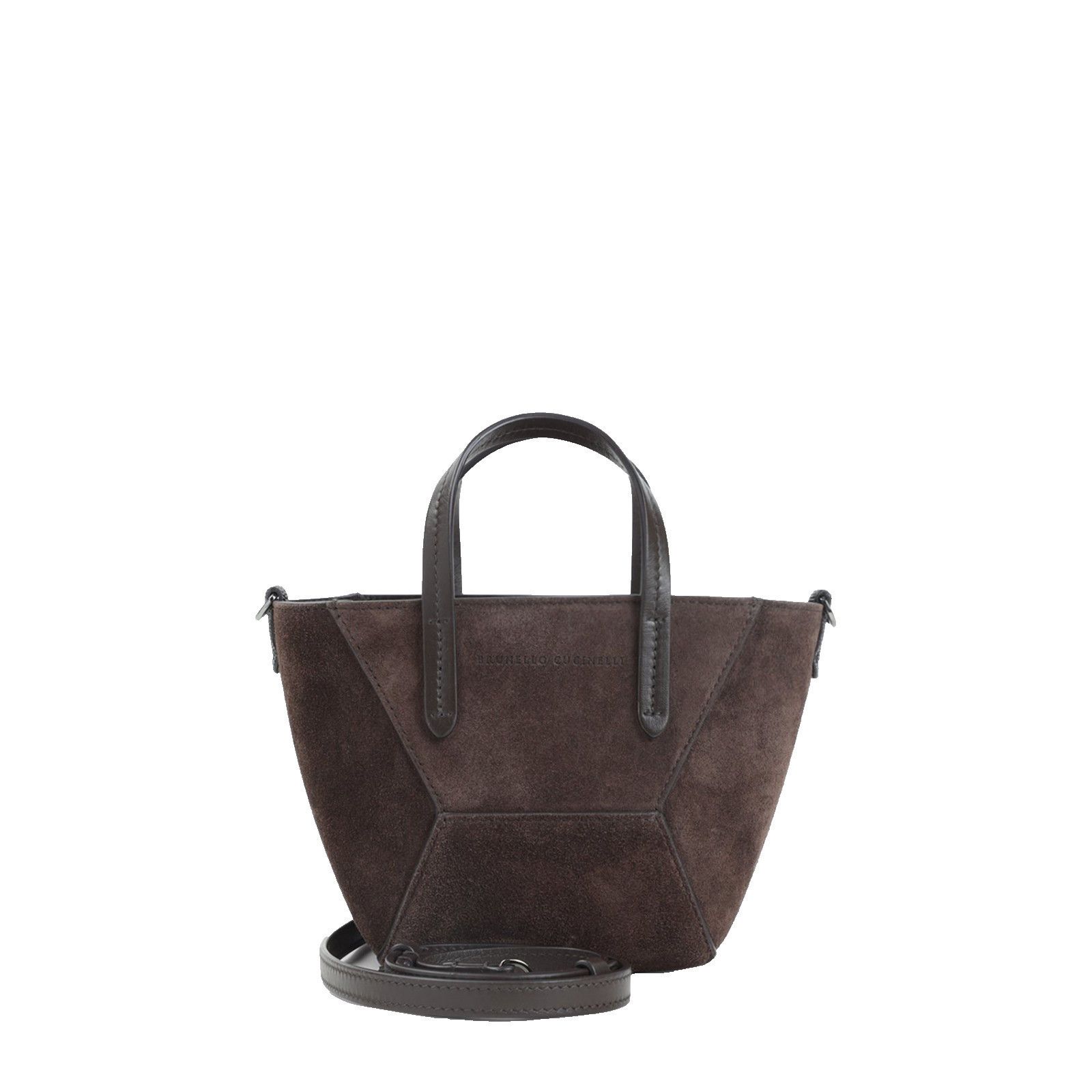 Brunello Cucinelli BRUNELLO CUCINELLI BC Duo Mini Espresso Tote Bag New & Authe Size ONE SIZE - 1 Thumbnail