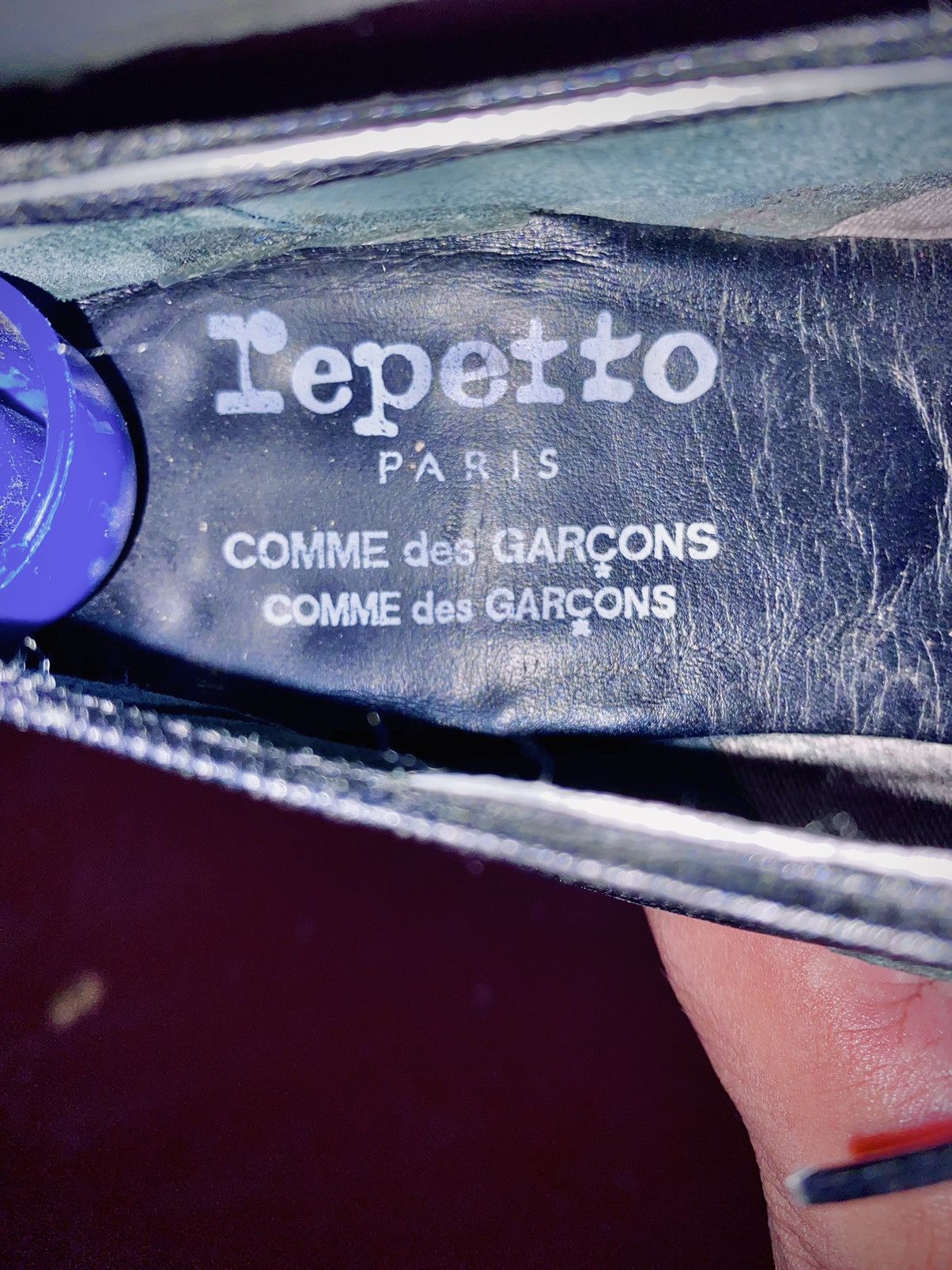Comme des Garcons RARE repetto Paris COMME des GARCONS Leather Lace-Up Black Size US 8 / IT 38 - 3 Thumbnail