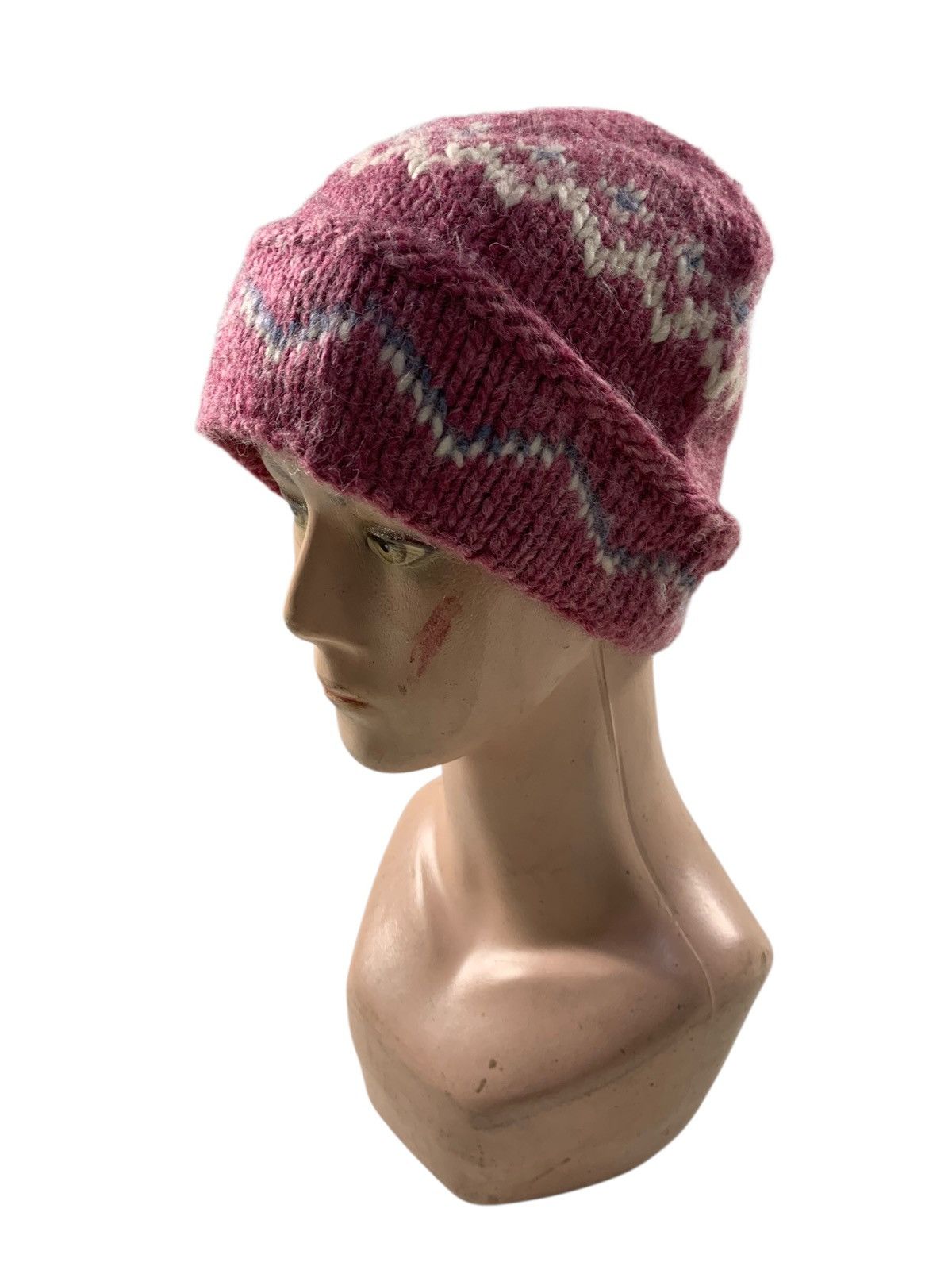 Kapital Crochet knitted hairy beanir hats Size ONE SIZE - 2 Thumbnail