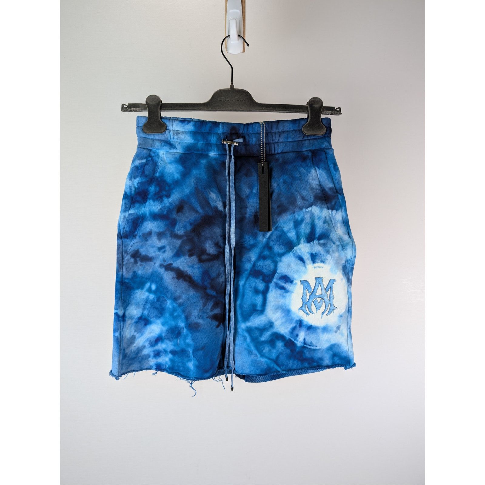 Amiri o1rshd1 Tie Dye MA Sweatshort Shorts in Blue M Size US 32 / EU 48 - 1 Thumbnail
