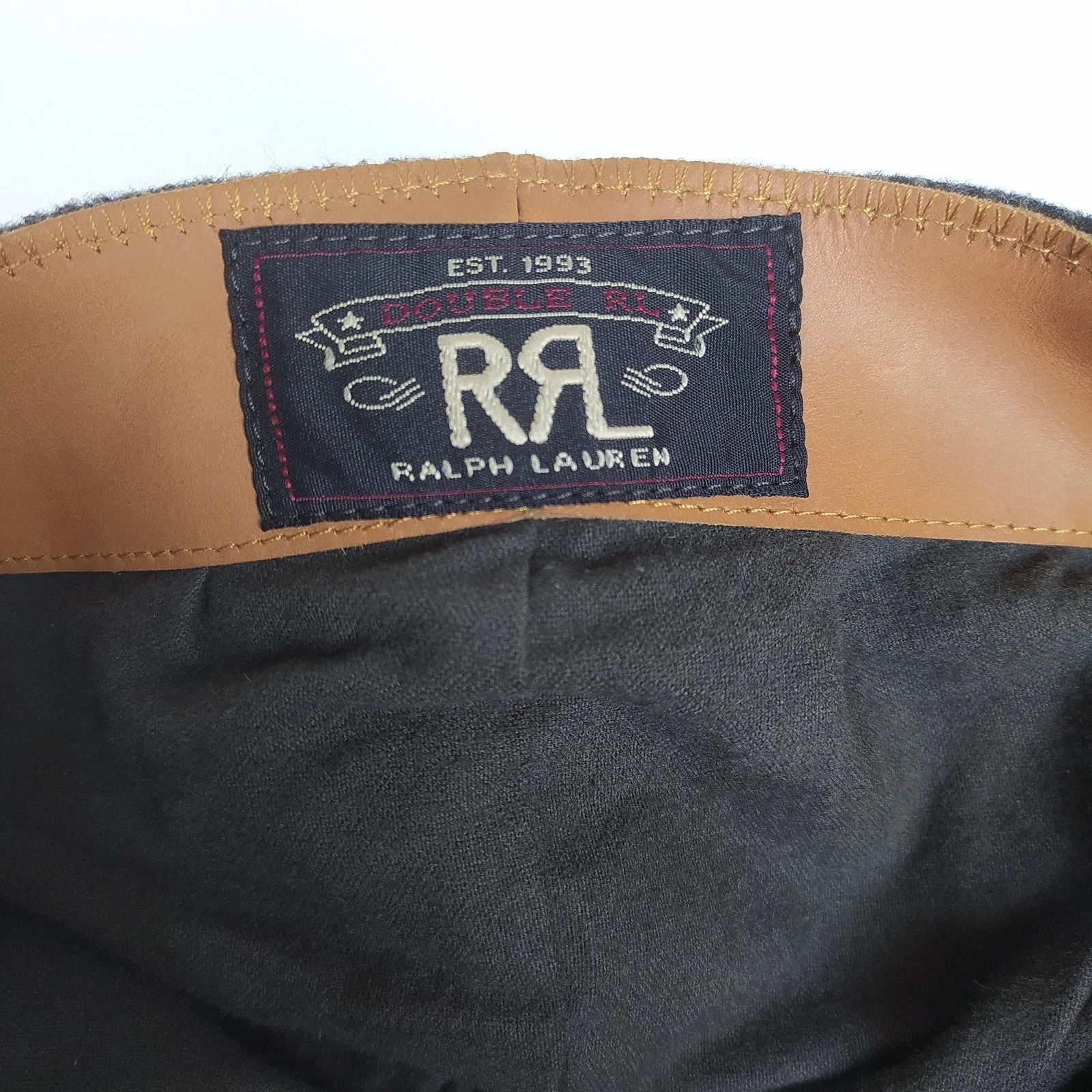 RRL Ralph Lauren DOUBLE RL Plaid Wool Twill Newsboy Cap T/3025 Size ONE SIZE - 8 Thumbnail