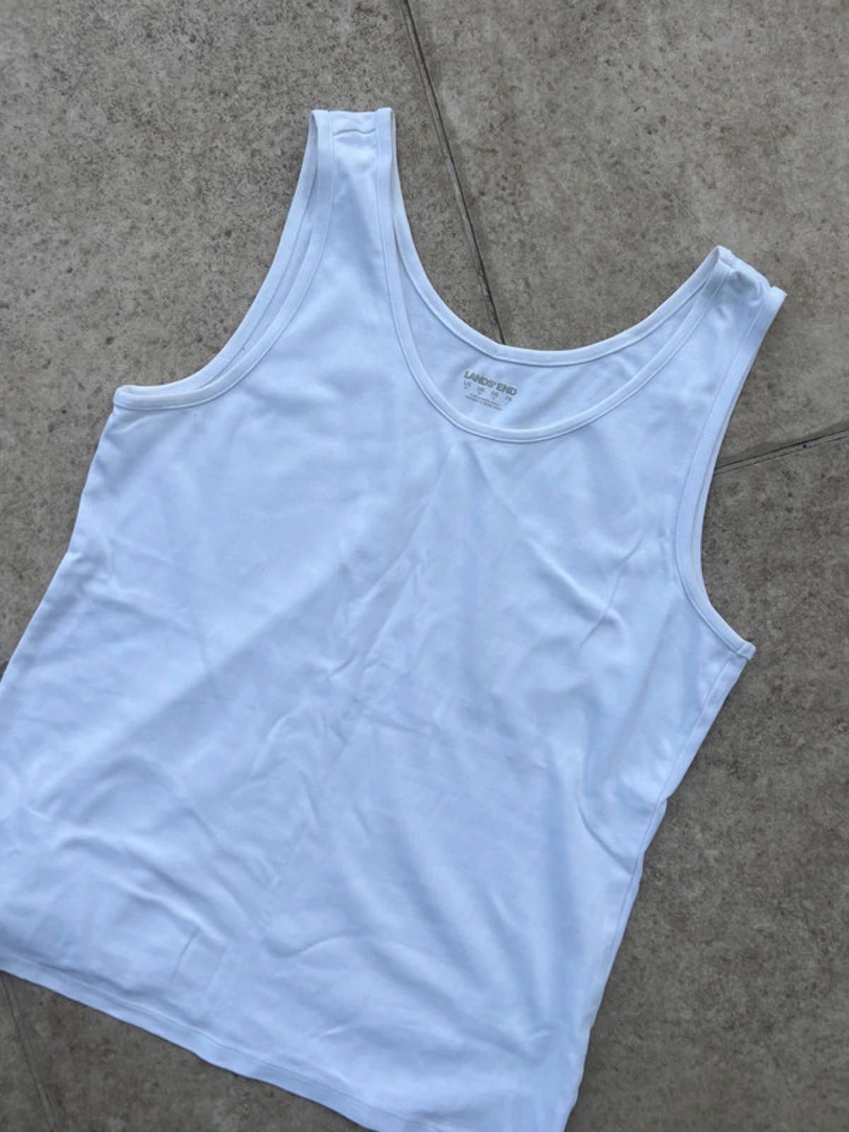 Lands' End Lands’ End White Vest (Women’s) Size M / US 6-8 / IT 42-44 - 1 Thumbnail