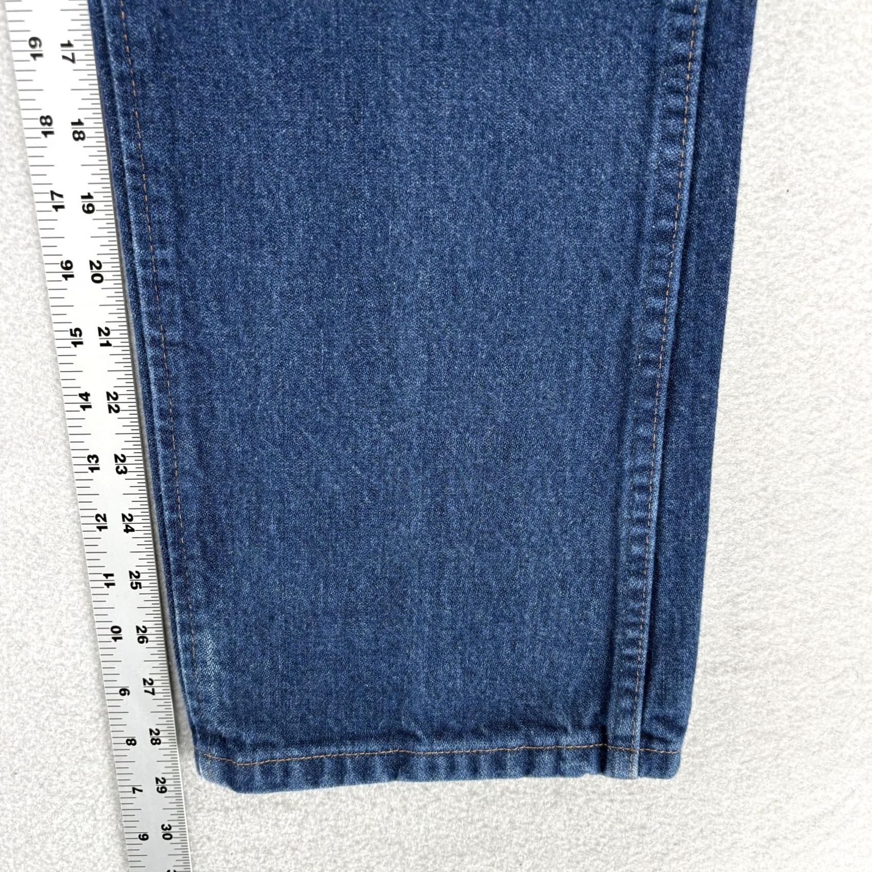 Wrangler Mens Wrangler Cowboy Cut Jeans Slim Straight Denim Dark Wash Blue 34x29 36MWZPD Size US 34 / EU 50 - 7 Thumbnail