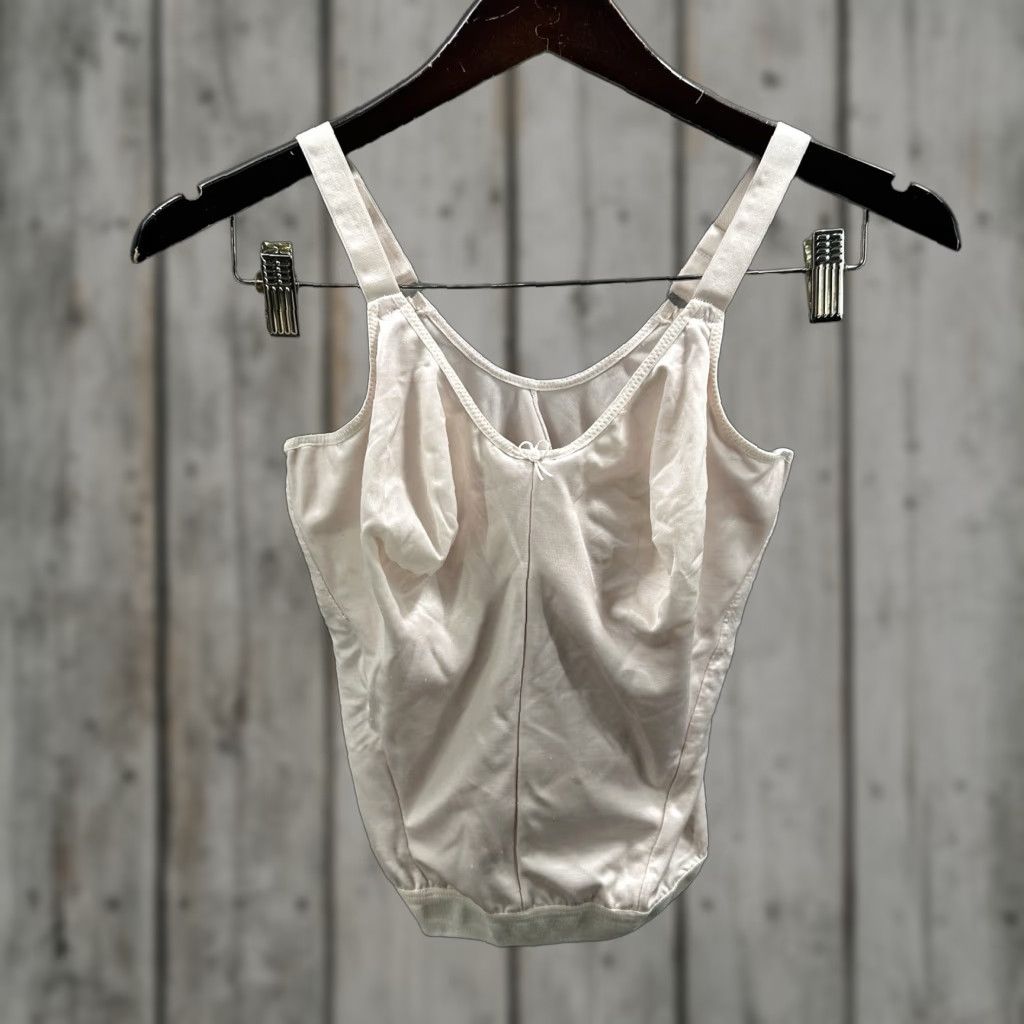 Vintage Bali Comfort Revolution Wireless Bra 36D Seamless T-Shirt Bra Beige Women's Classic