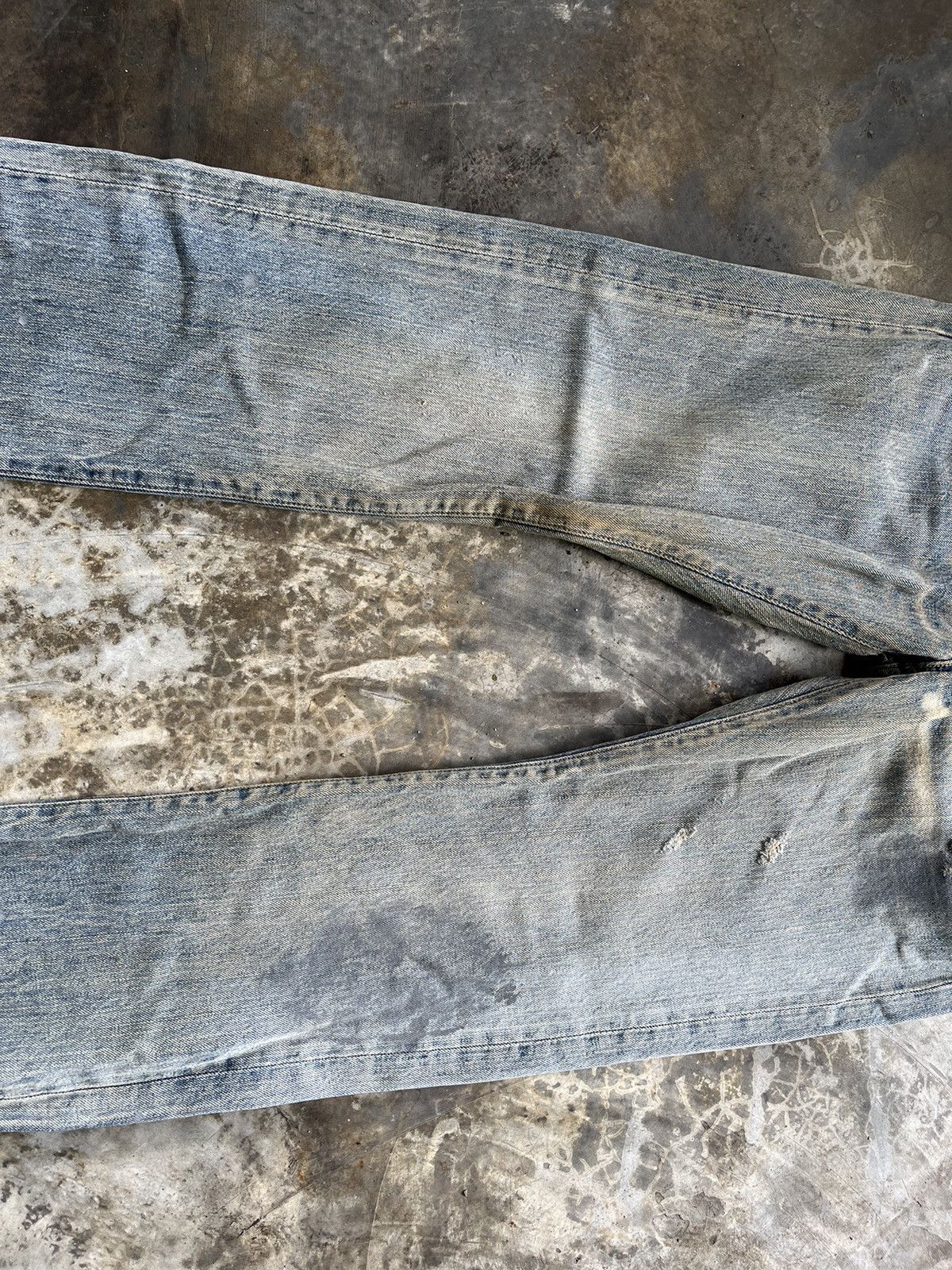 Hysteric Glamour × Vintage Distressed Denim Craft Size US 33 - 5 Thumbnail