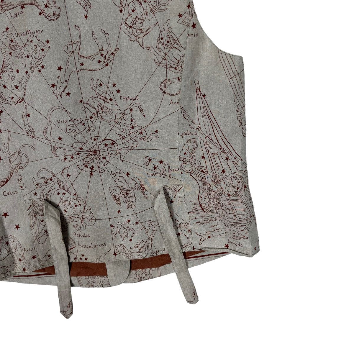 Hermes ☀️HERMES POP ART OVER PRINT BUTTON VEST Size S / US 4 / IT 40 - 6 Thumbnail