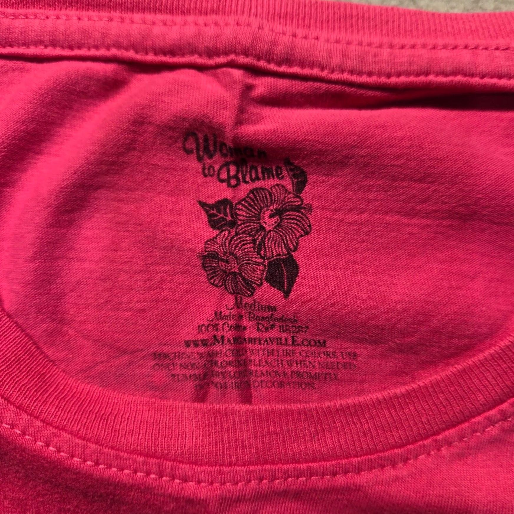 Vintage Margaritaville T-Shirt Adult Men's M Medium Pink Myrtle Beach South Carolina SC Size US M / EU 48-50 / 2 - 4 Thumbnail