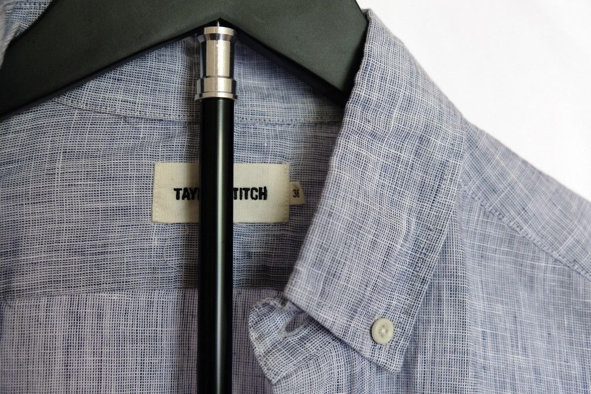 Taylor Stitch Linen Jack Shirt in Navy Pin Dot Size US XS / EU 42 / 0 - 3 Thumbnail