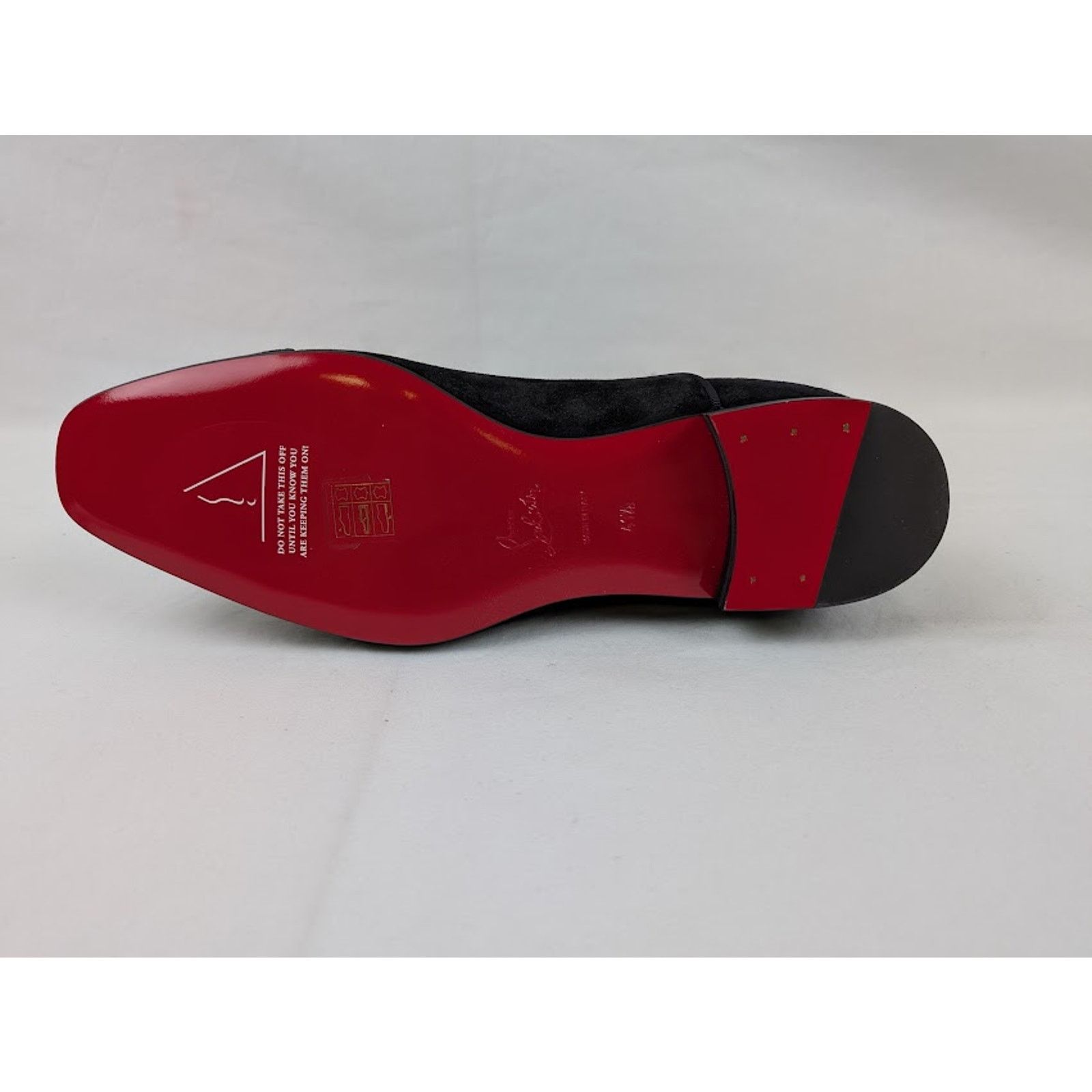 Christian Louboutin o1rshd1 Alpha Male Flat Shoes in Black Size US 9.5 / EU 42-43 - 7 Thumbnail