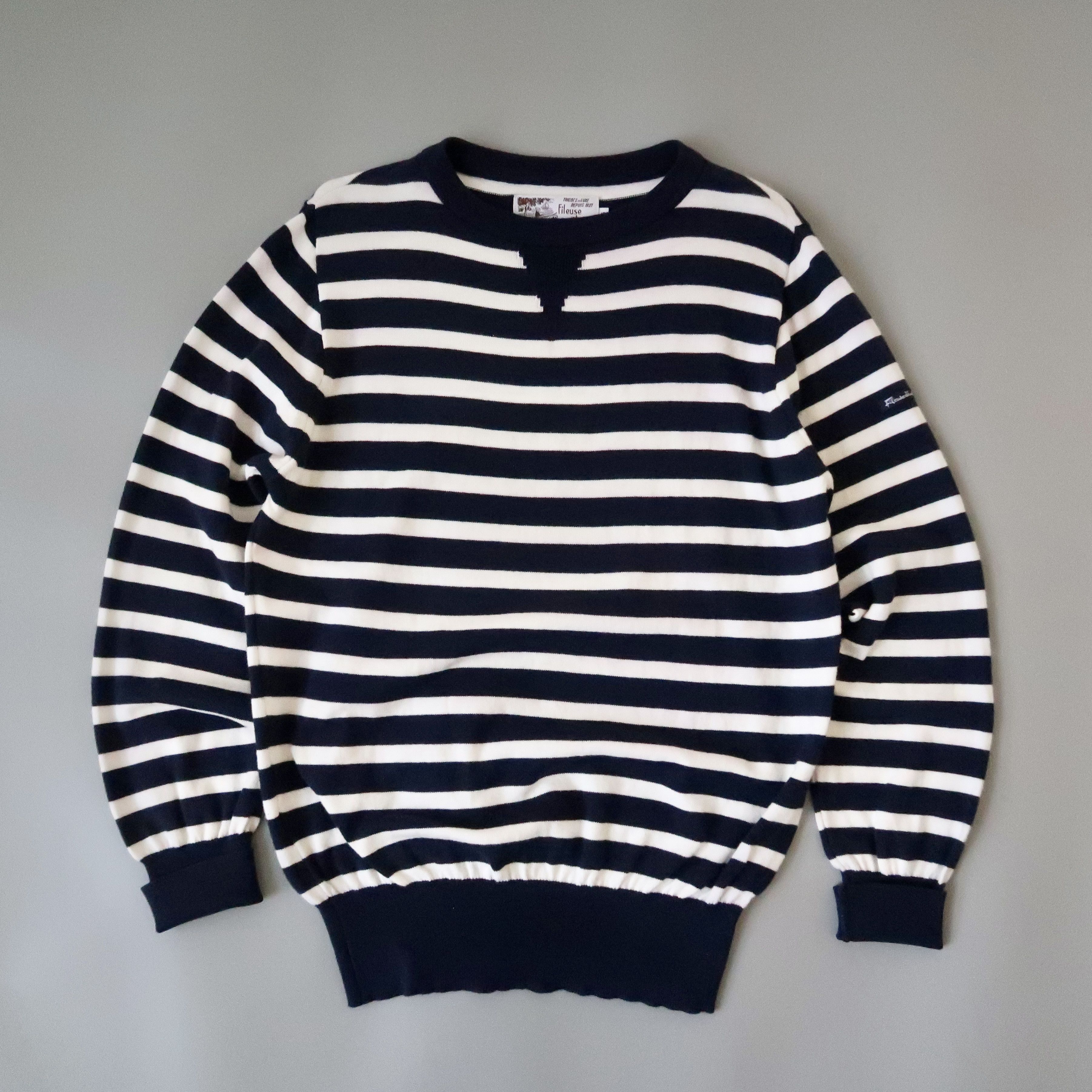 Other Fileuse D'Arvor cotton knit crewneck sweater, S Size US S / EU 44-46 / 1 - 2 Thumbnail