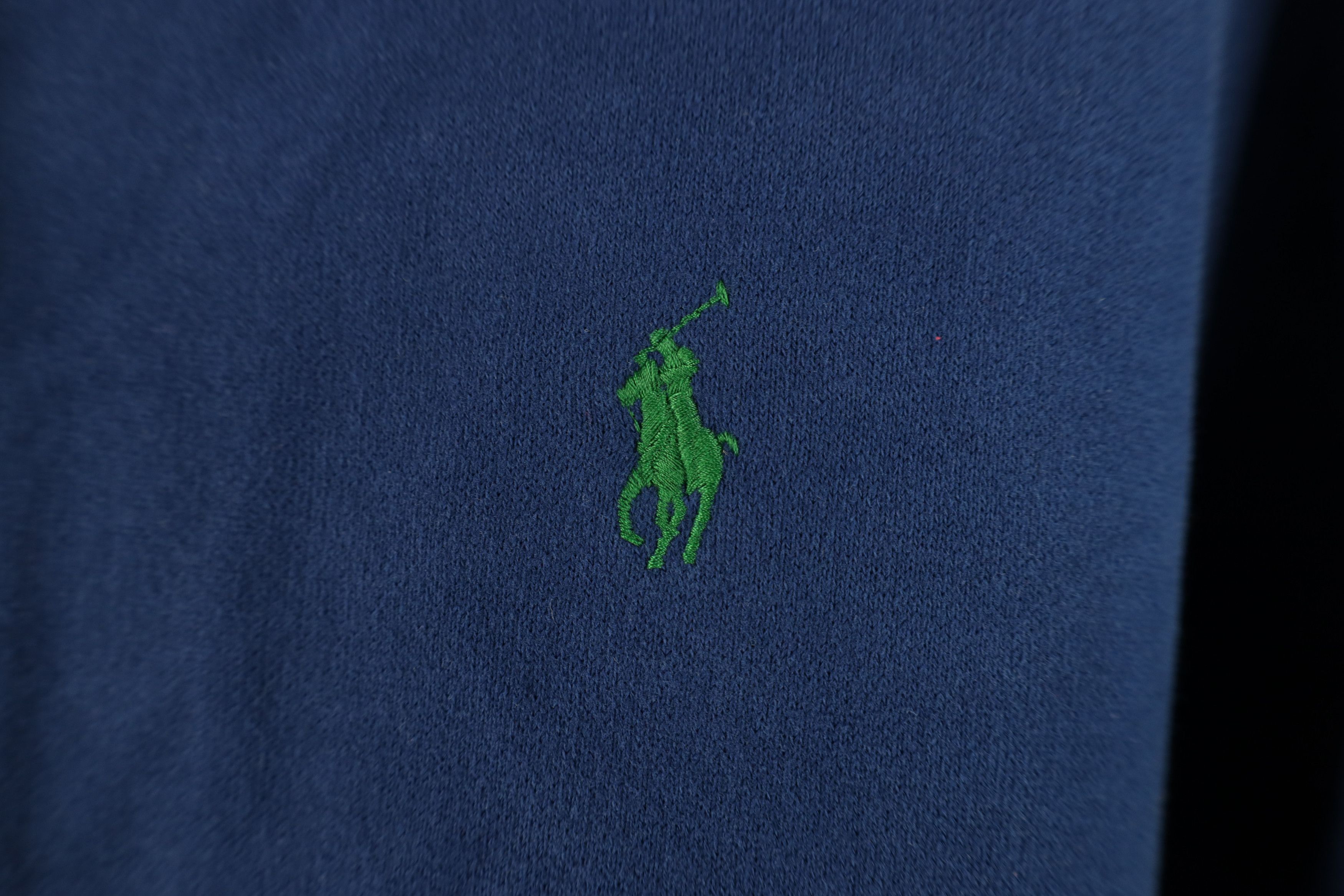 Polo Ralph Lauren Vintage Ralph Lauren Faded Pony Logo Hoodie Sweatshirt Blue Size US M / EU 48-50 / 2 - 4 Thumbnail