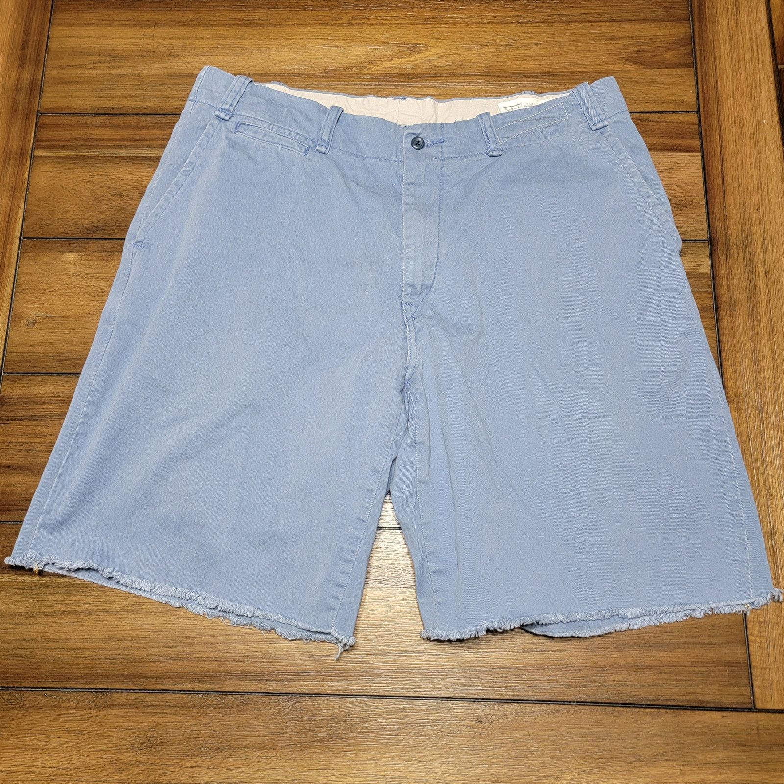 Ralph Lauren Ralph Lauren Mens Blue Shorts w/ Raw Hem - Size 34 Size US 34 / EU 50 - 1 Thumbnail