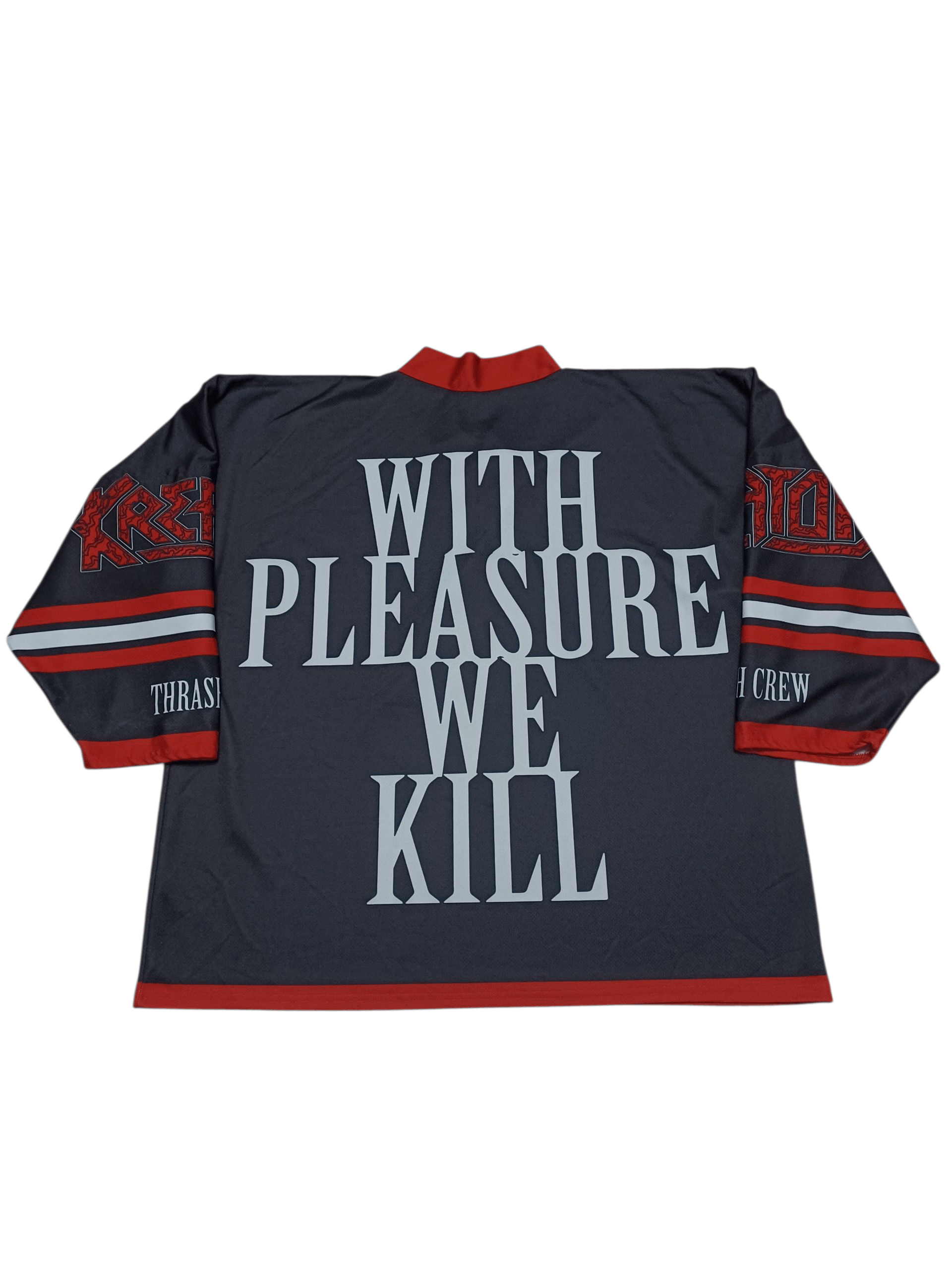 Band Tees KREATOR THRASH CREW WITH PLEASURE WE KILL ROCK JERSEY TEE Size US XL / EU 56 / 4 - 3 Thumbnail