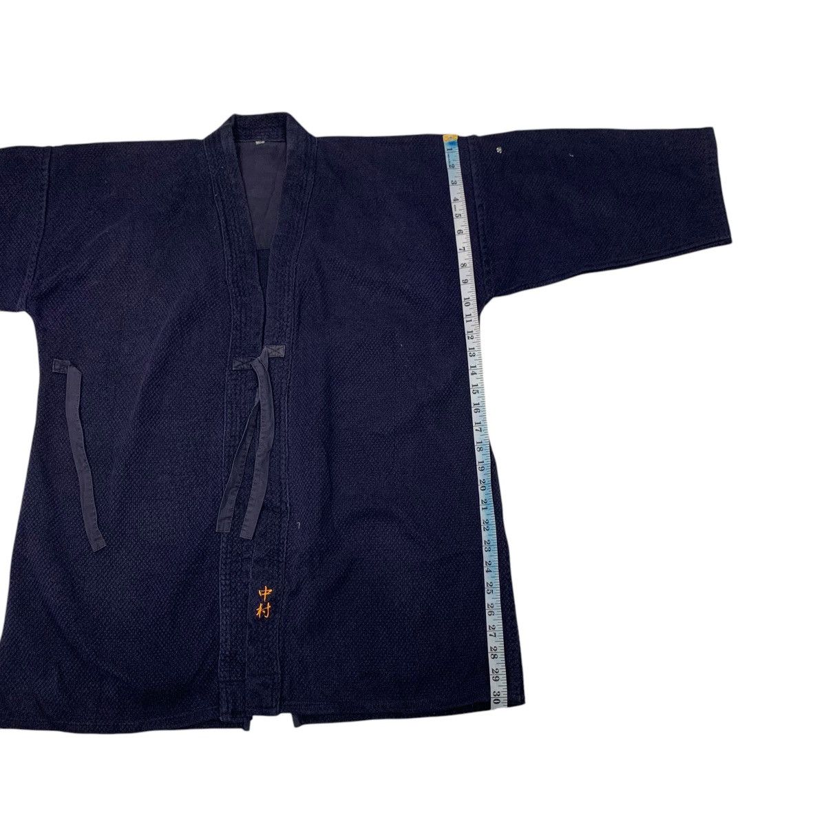 Vintage Indigo Sashiko Thick Weave Kimono Hanten Jacket #2790-C126 Size US L / EU 52-54 / 3 - 19 Thumbnail