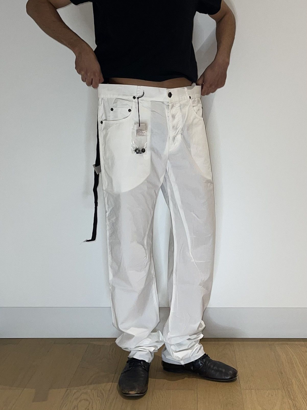 Rick Owens Rick Owens Drkshdw 2010s Detroit Cut Cotton Pants Size US 33 - 17 Thumbnail
