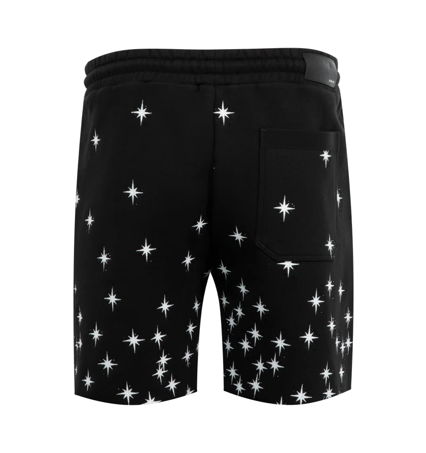 Amiri o1h1sh10525 Starburst Crystal Sweatshort in Black Size US 34 / EU 50 - 2 Thumbnail