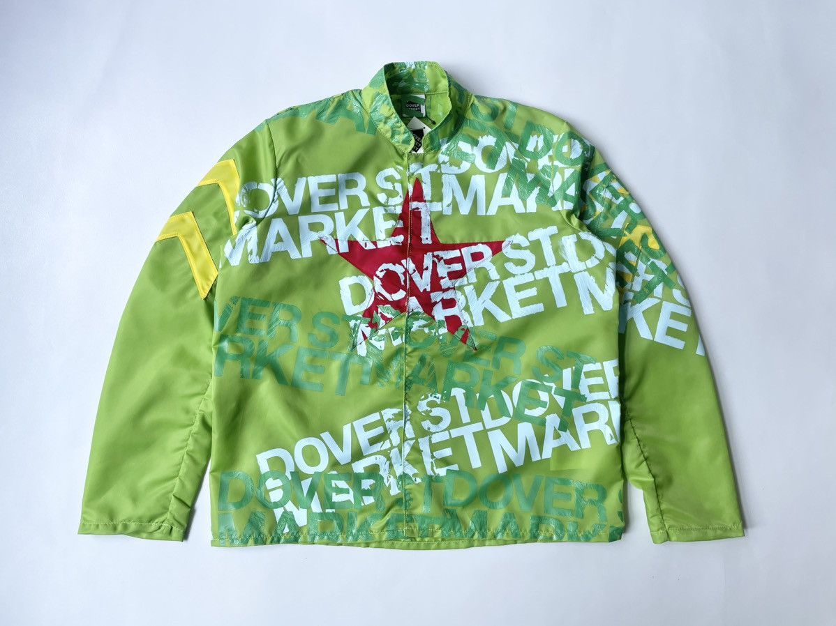 Painted Lime Nylon Utility Jacket