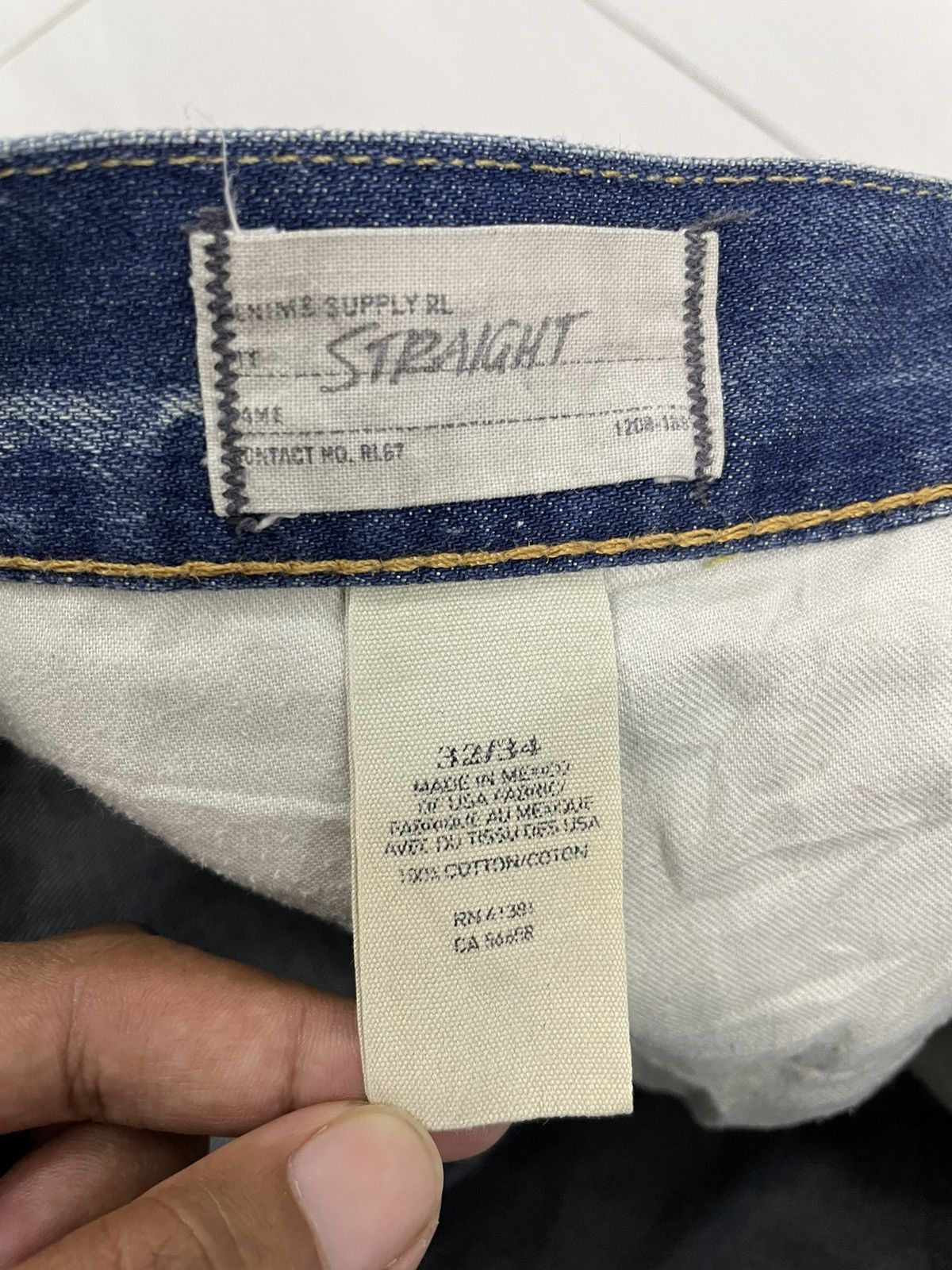 Denim & Supply Ralph Lauren Vintage Denim Supply RL Distressed Jeans Size US 34 / EU 50 - 9 Thumbnail