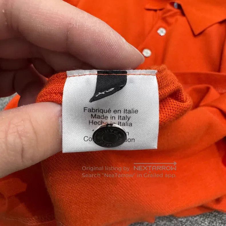 Hermes Hermes Orange Polo Long Sleeve Size US XS / EU 42 / 0 - 3 Thumbnail