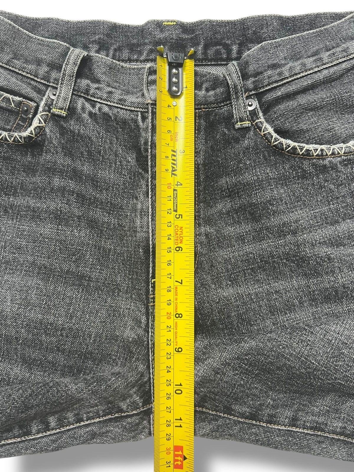 Uniqlo Bootcut Vintage Uniqlo Japan - Black Stone Wash, Distressed Size US 30 / EU 46 - 17 Thumbnail