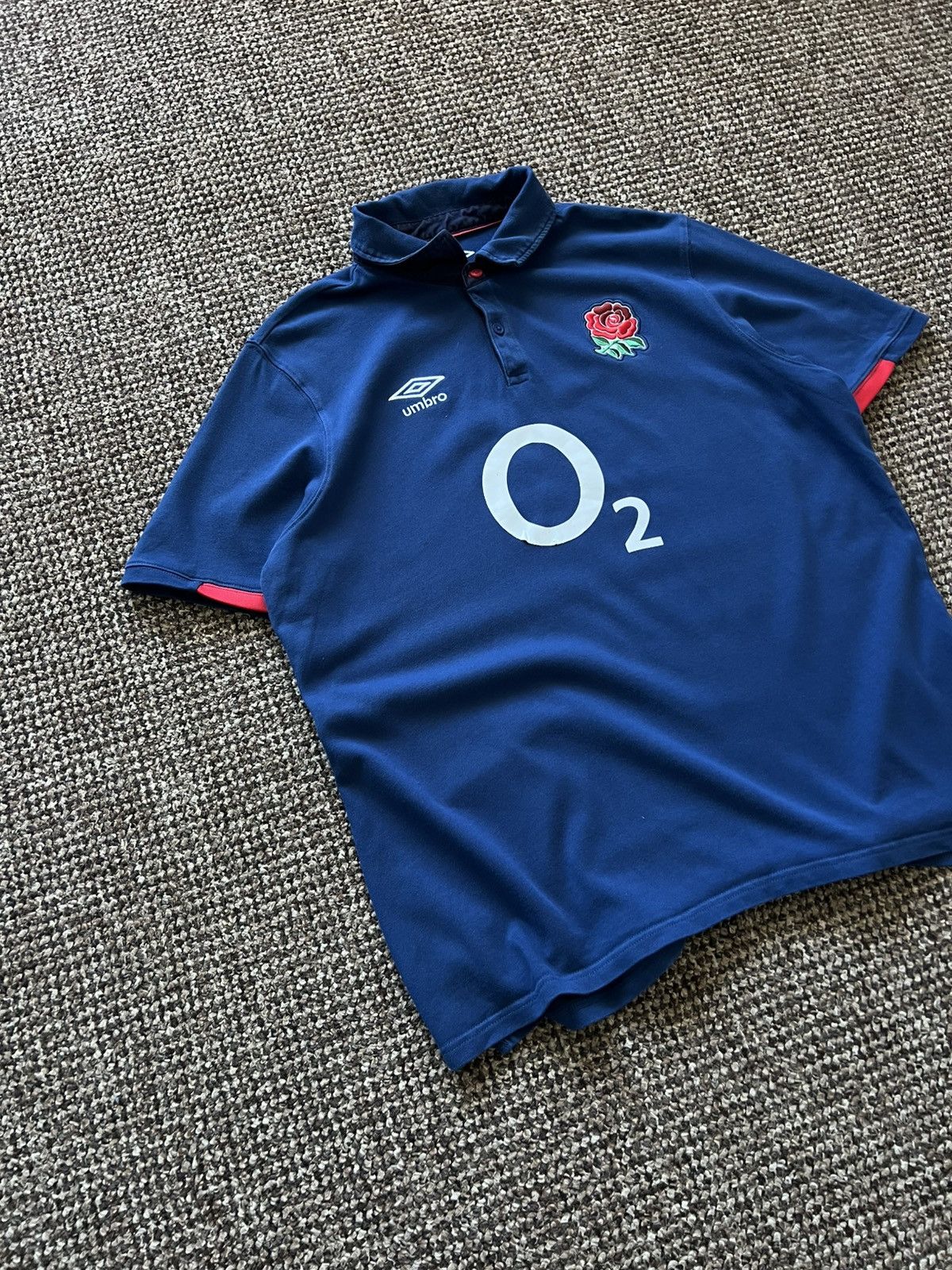 Umbro Umbro England League 02 Rugby Jersey Shirt Size US XXL / EU 58 / 5 - 4 Thumbnail