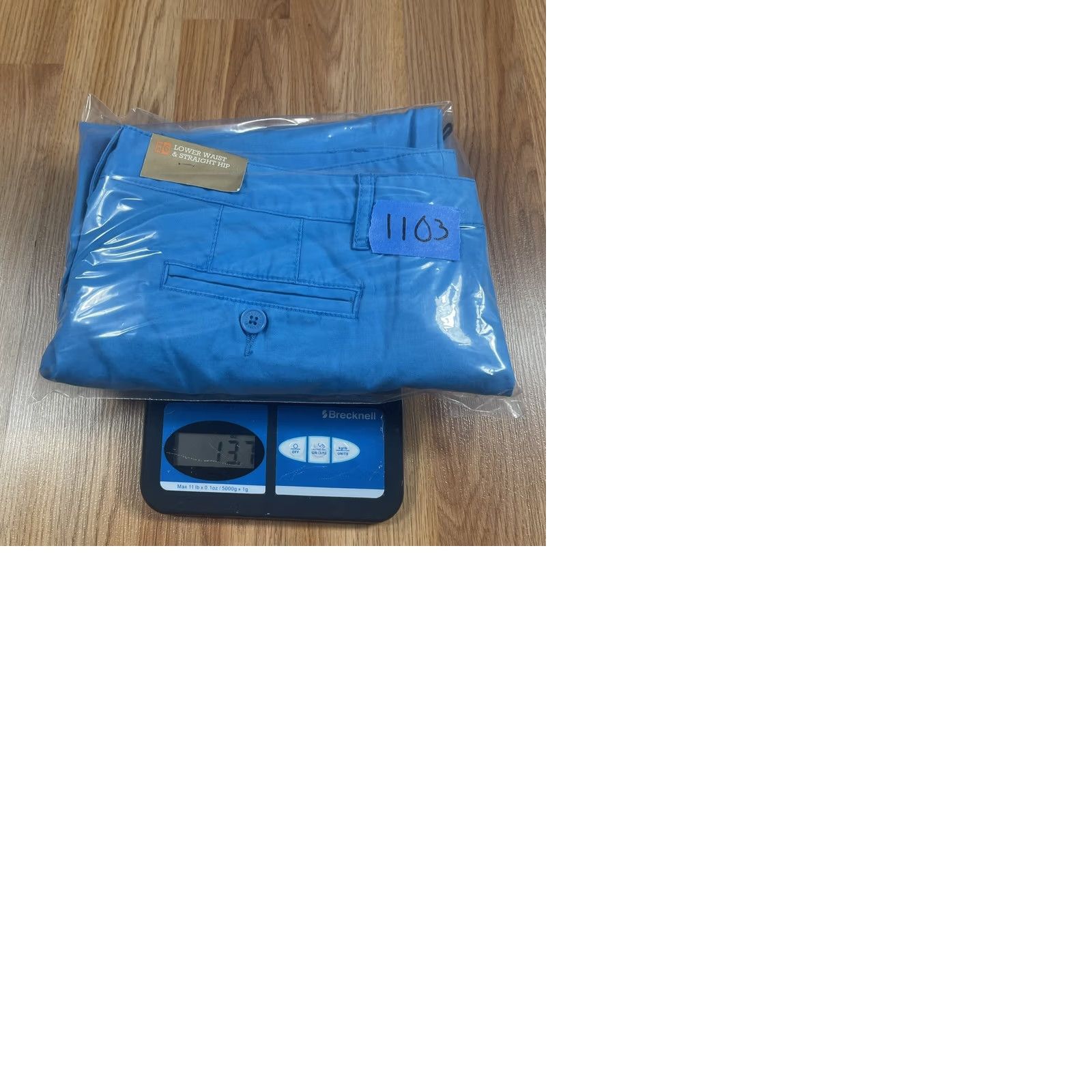 Mossimo Mossimo Stretch Lower Waist Straight Hip Chino Pants Womens Size 17 Blue Size 38" / US 16 / IT 52 - 9 Thumbnail