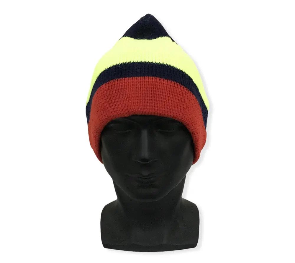Japanese Brand × Vintage Japanese Brand Stripe Design Beanie Hat Size ONE SIZE - 2 Thumbnail