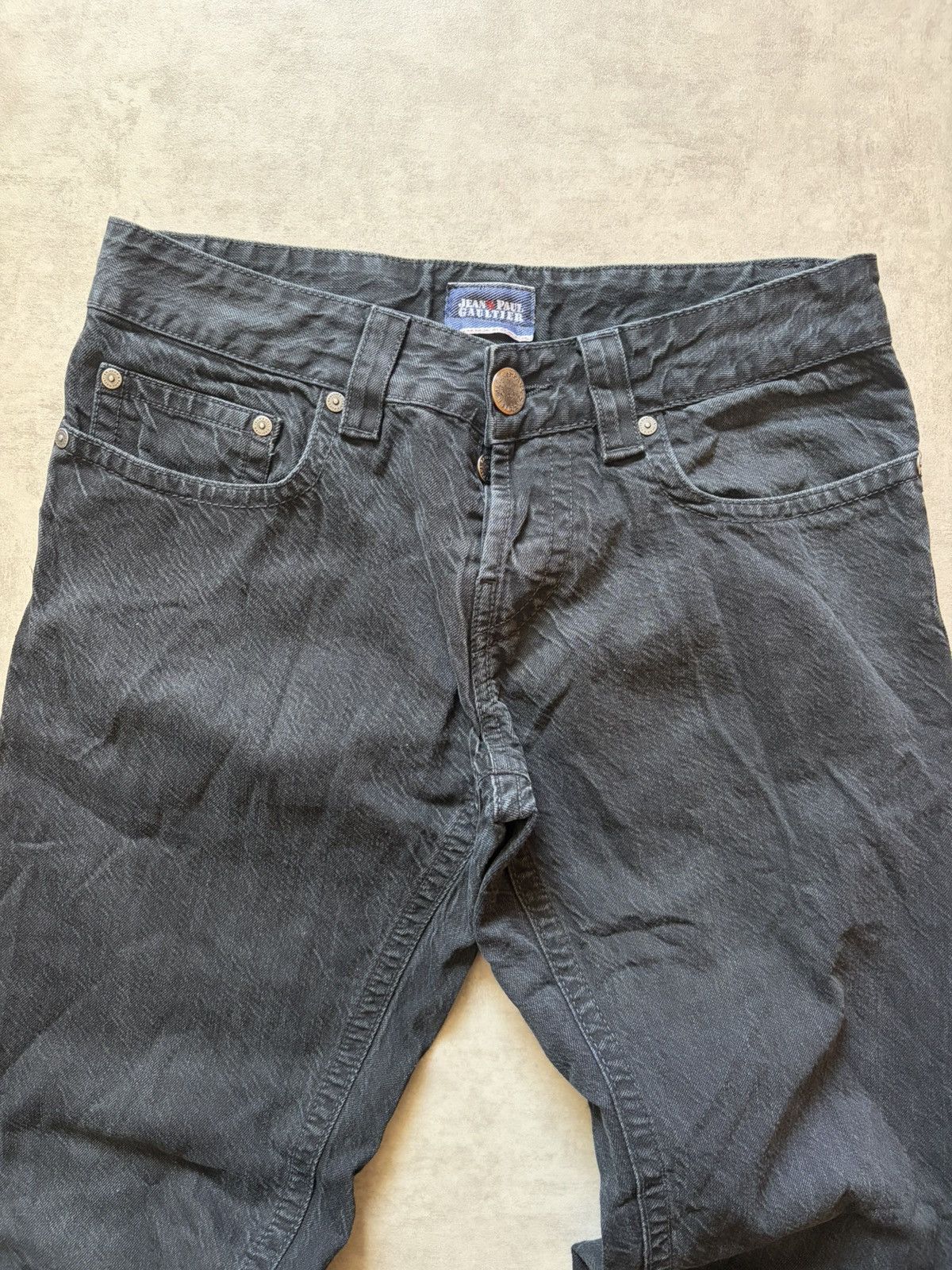 Jean Paul Gaultier Jean Paul Gaultier Black Jeans Size US 30 / EU 46 - 3 Thumbnail