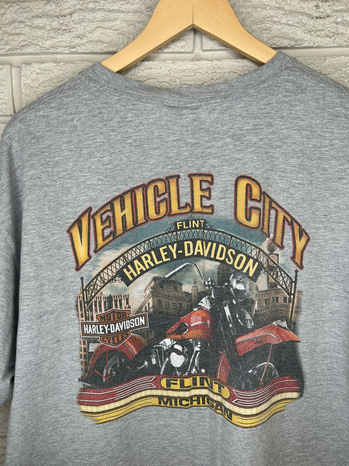 Harley Davidson Vintage Harley Davidson Michigan T Shirt Size US XL / EU 56 / 4 - 5 Thumbnail