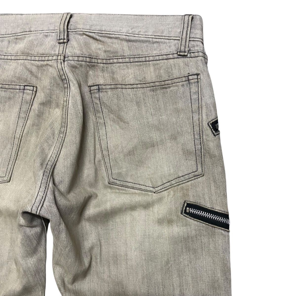 Le Grande Bleu (L.G.B.) Japanese RUPERT EDGE Mudwash Denim Flare Jeans Zipper Pocket Size US 31 - 11 Thumbnail