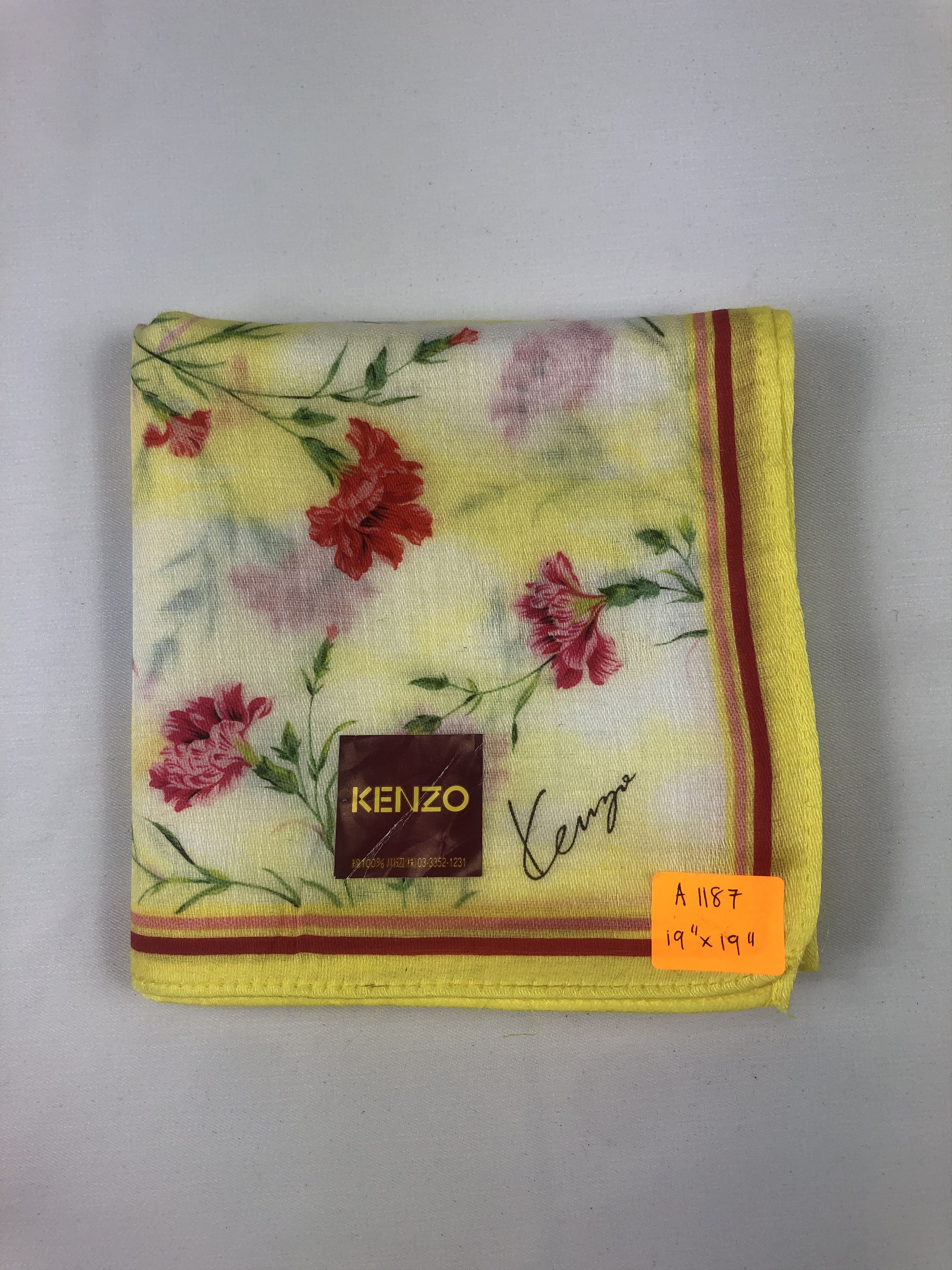 Kenzo × Vintage Kenzo Handkerchief / Bandana / Neckerchief Size ONE SIZE - 6 Thumbnail