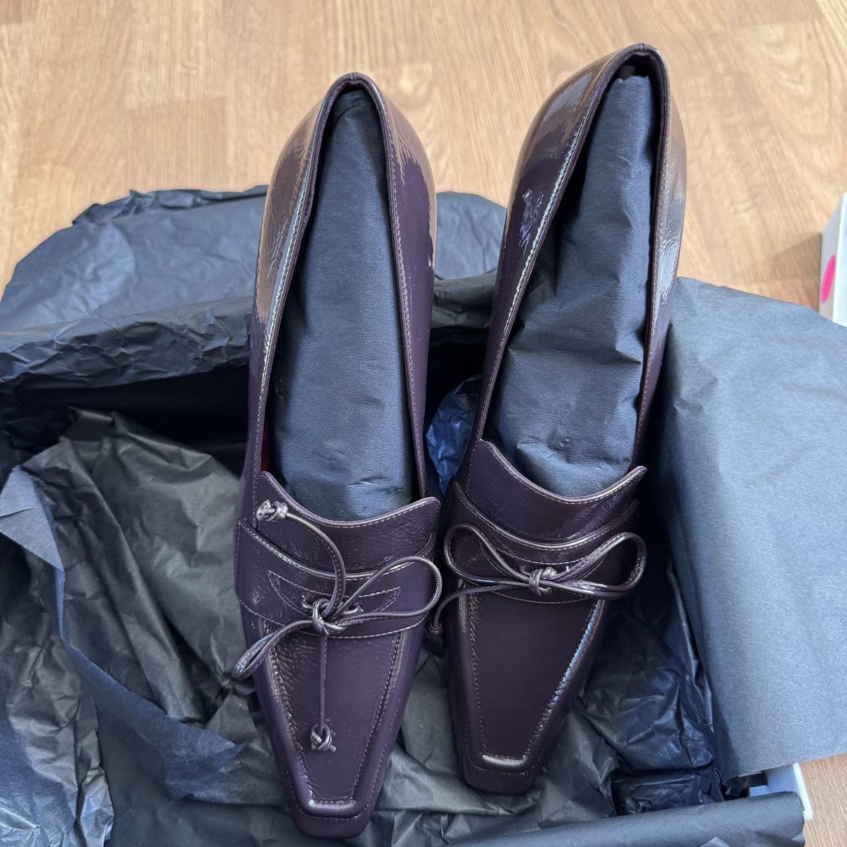 Burberry Burberry Storm 50mm leather pumps In Purple Size 38 Size US 8 / IT 38 - 1 Thumbnail