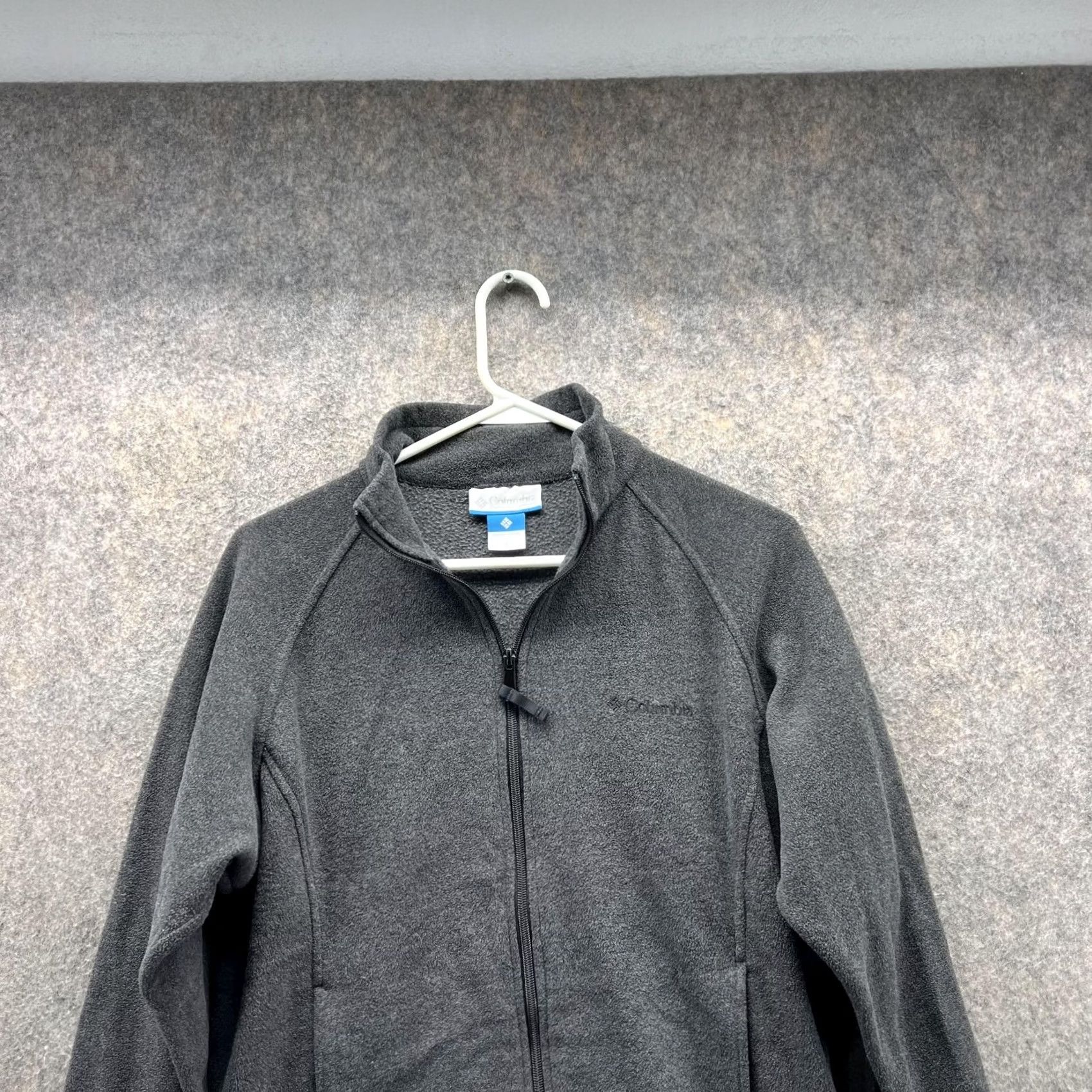 Vintage Columbia Sweater Men Small Fleece Gray Full Zip Sweatshirt Jacket Polyester Size US S / EU 44-46 / 1 - 2 Thumbnail