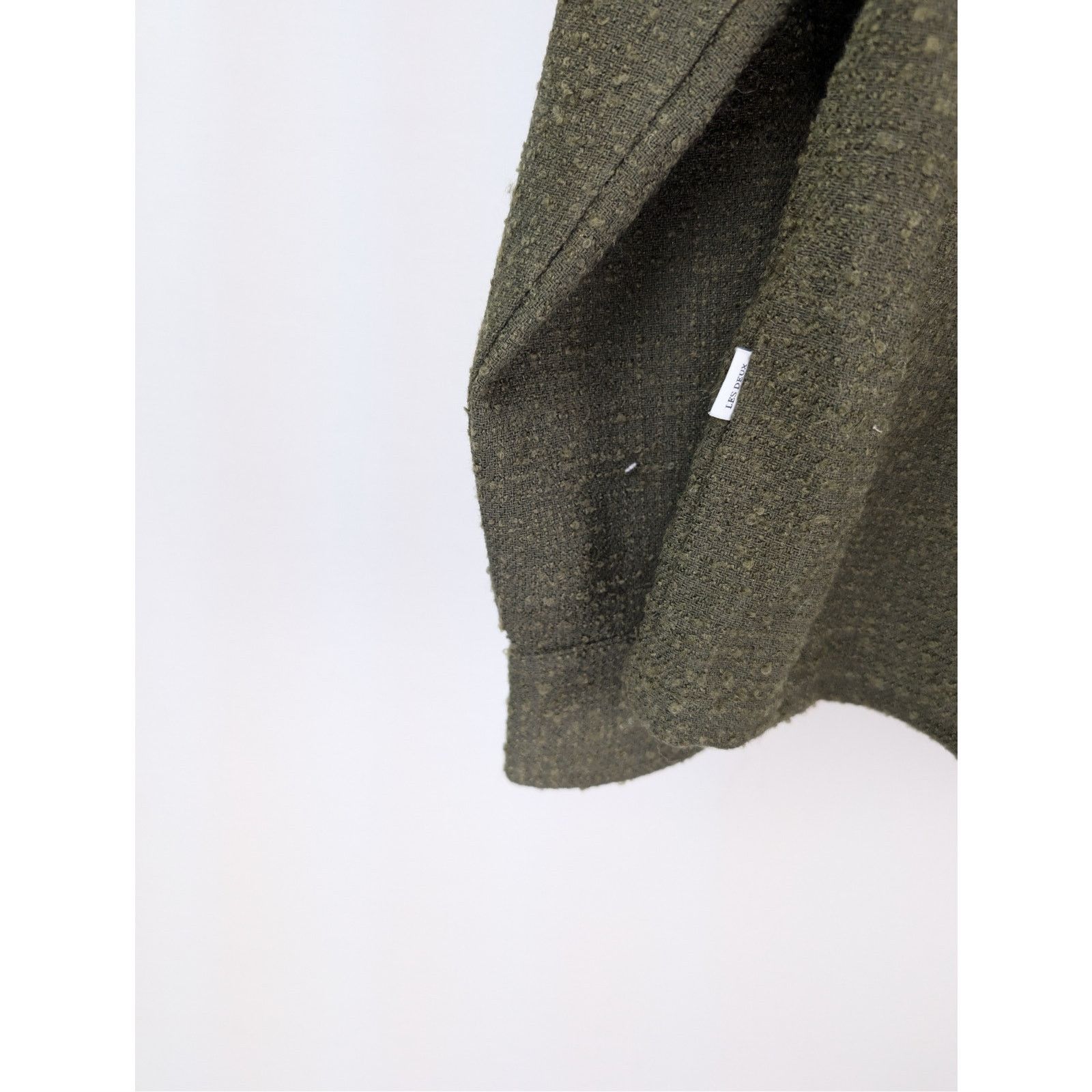 Les Deux o1rshd1 CC20 Kent Corduroy Shirt in Rosin Green Size US M / EU 48-50 / 2 - 14 Thumbnail