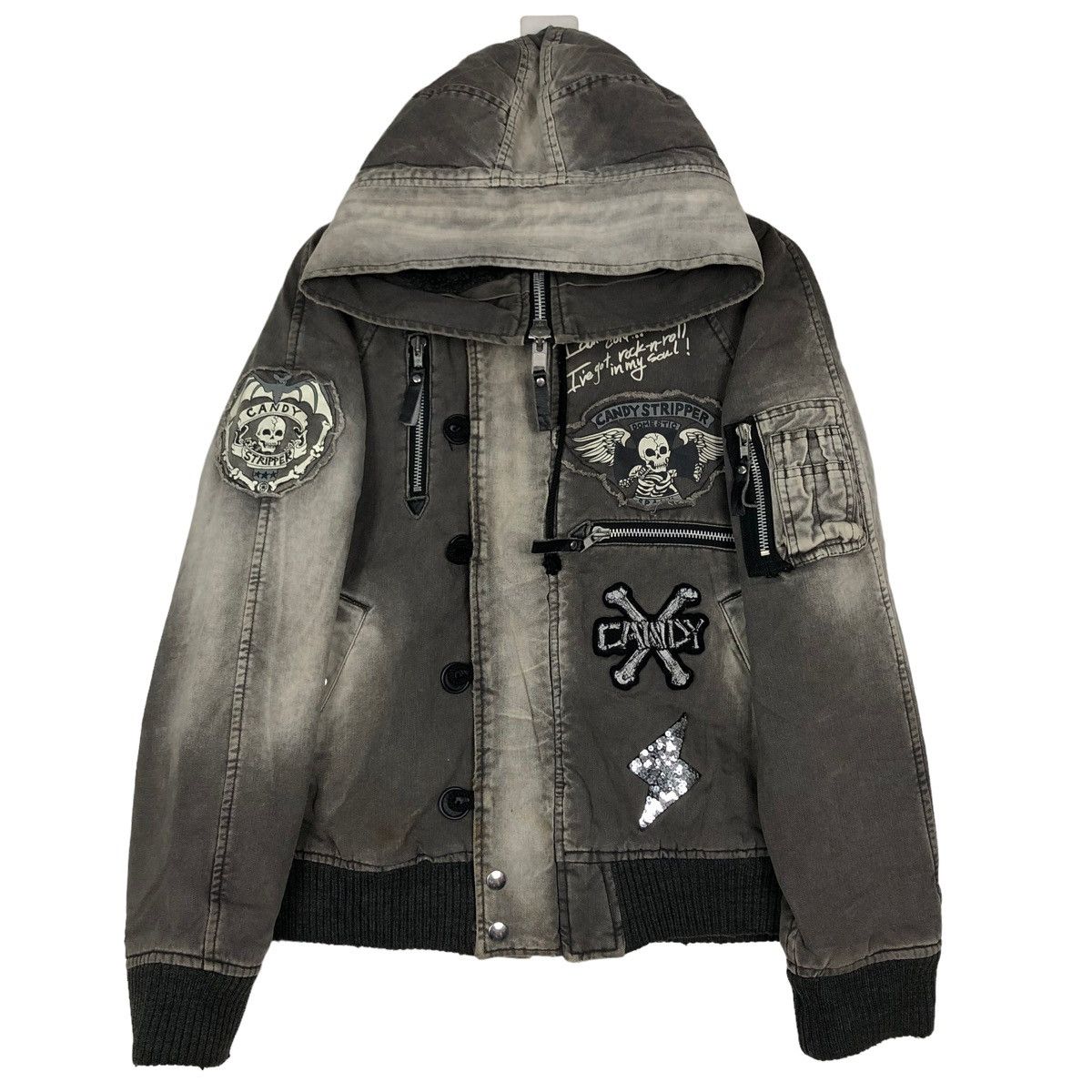 Vintage 🔥Punk Style Biker Jacket Bondage Design Ministry Co. Japan Size M / US 6-8 / IT 42-44 - 1 Thumbnail