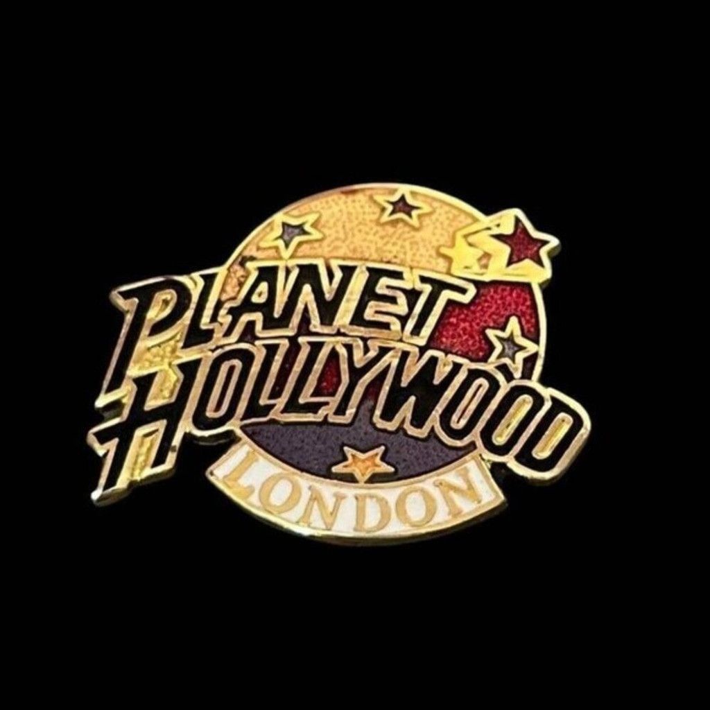 Planet Hollywood Vintage 1990s Planet Hollywood London Enamel Logo Pin Size ONE SIZE - 1 Thumbnail