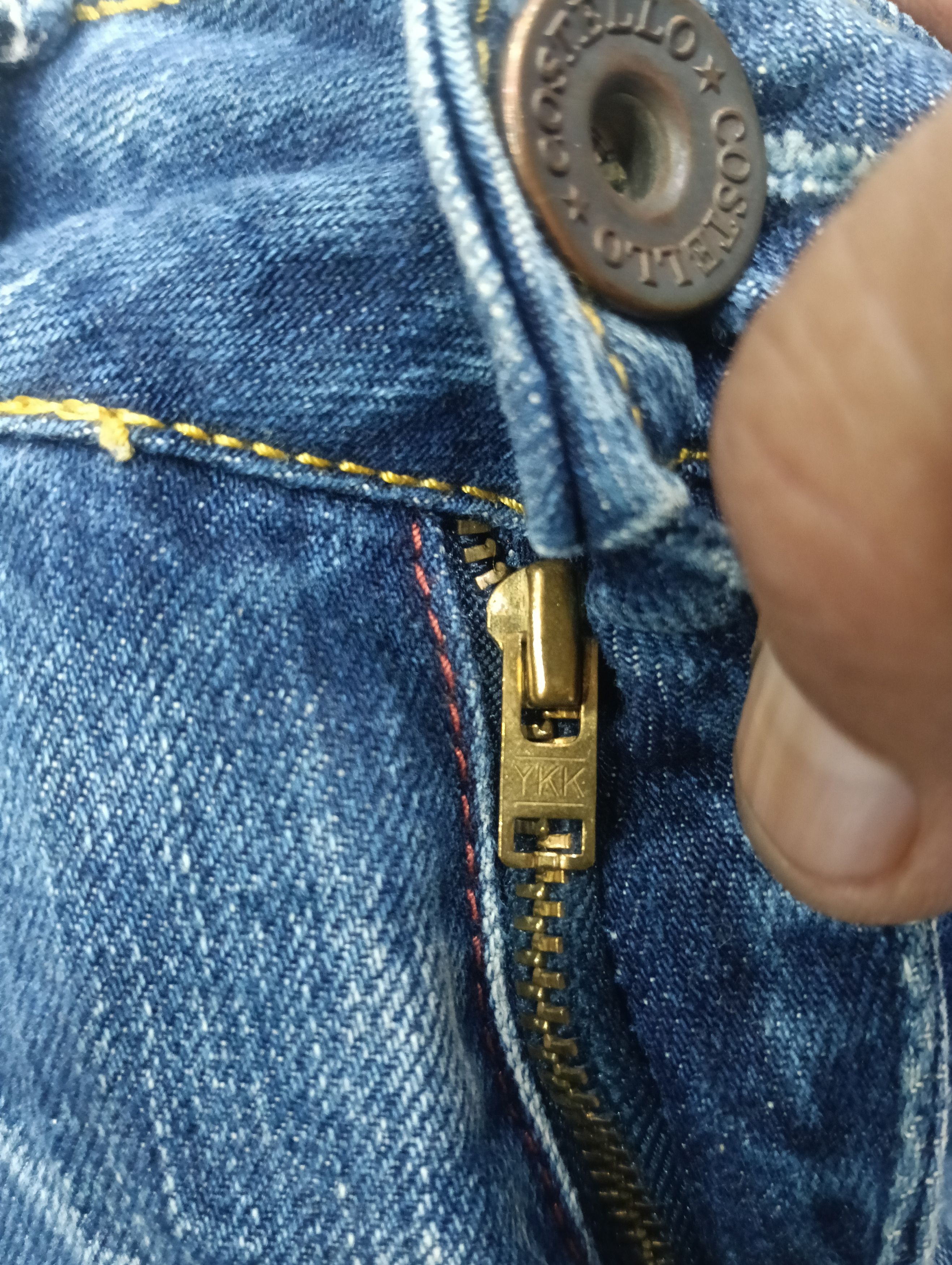 Japanese Brand Costello Sick Design Bootcut Denim Size 30" / US 8 / IT 44 - 9 Thumbnail