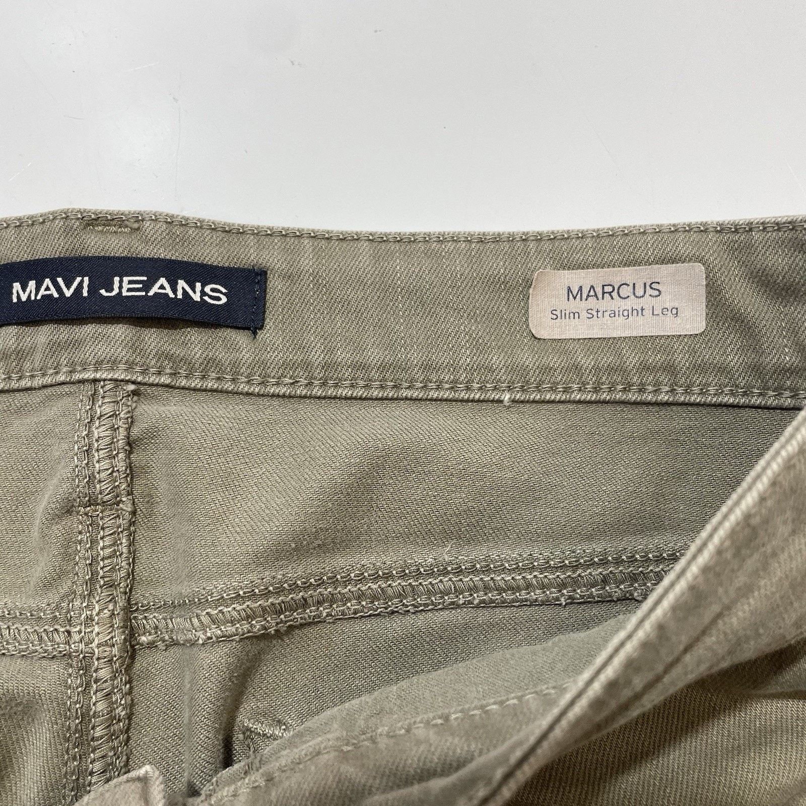Mavi Mavi Jeans Marcus Slim Straight Leg Olive Green 31x32 Jeans Size US 31 - 7 Thumbnail