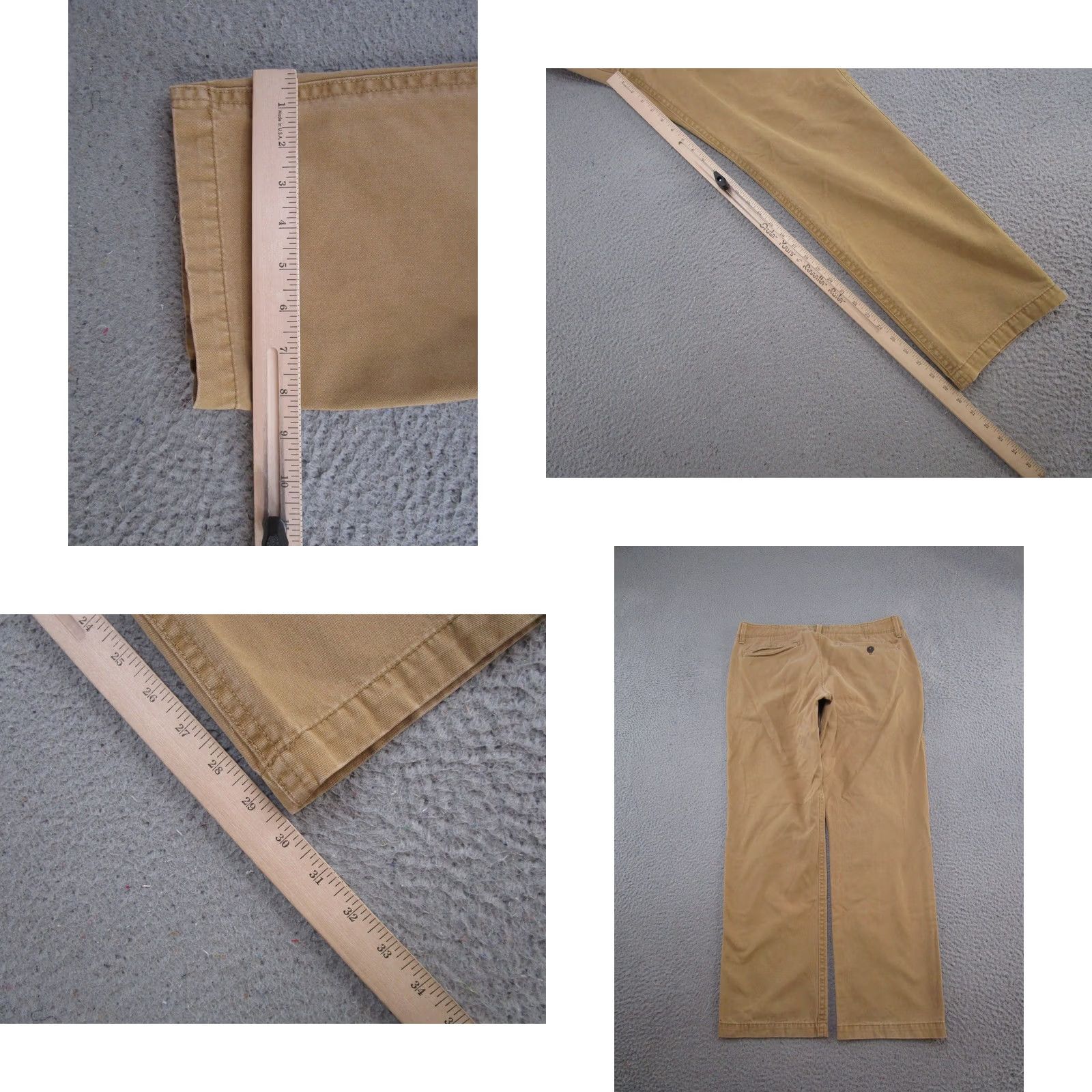 American Eagle Outfitters American Eagle Outfitters Relaxed Chino Pants Beige 34x32 Mens Straight Pocket 5-Pocket Denim/Chino Style Casual Workwear Size US 34 / EU 50 - 9 Thumbnail