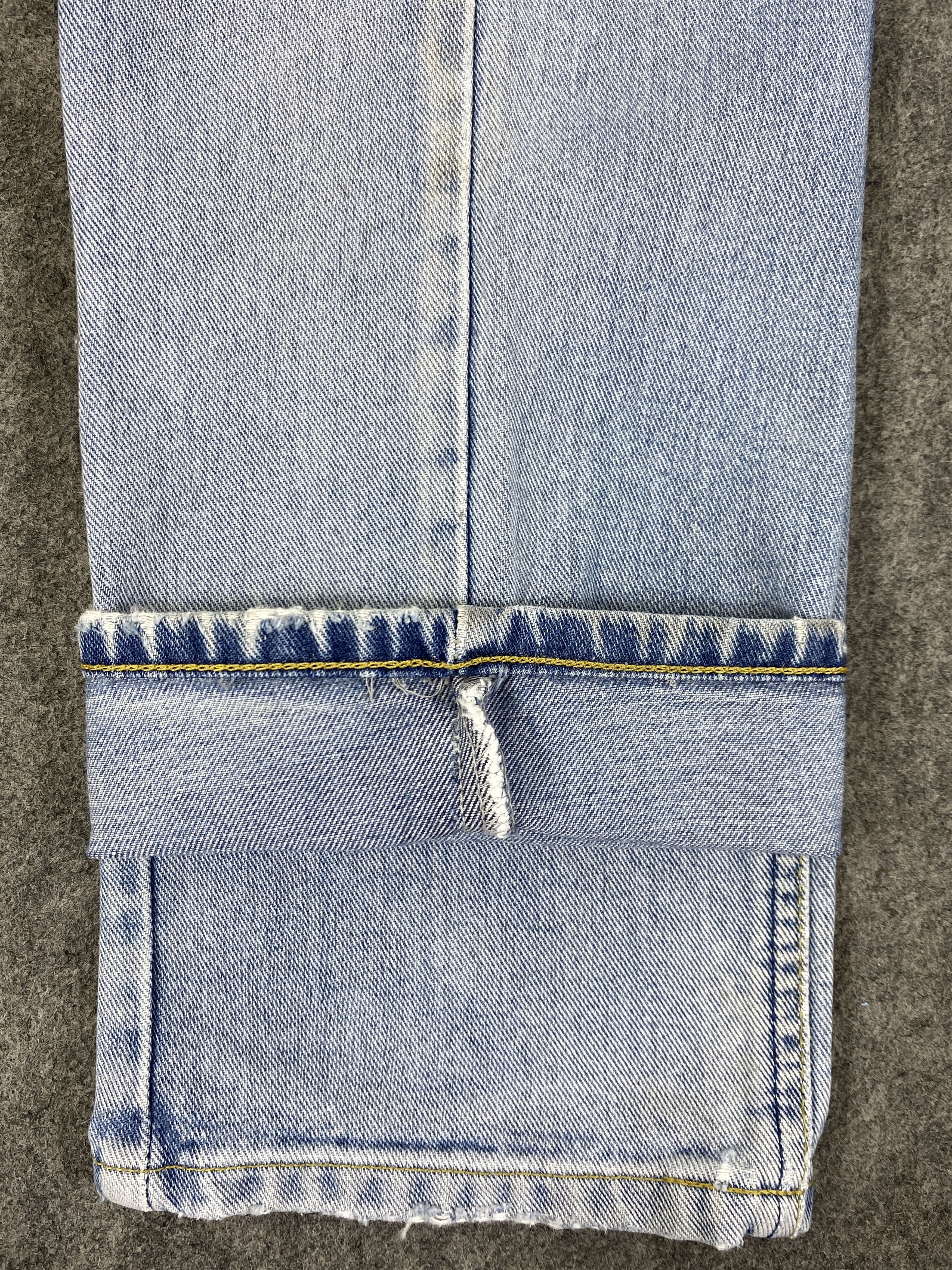 Japanese Brand Light Blue Wash Vintage Lee Jeans 27x31.5 - JN3339 Size US 27 - 14 Thumbnail